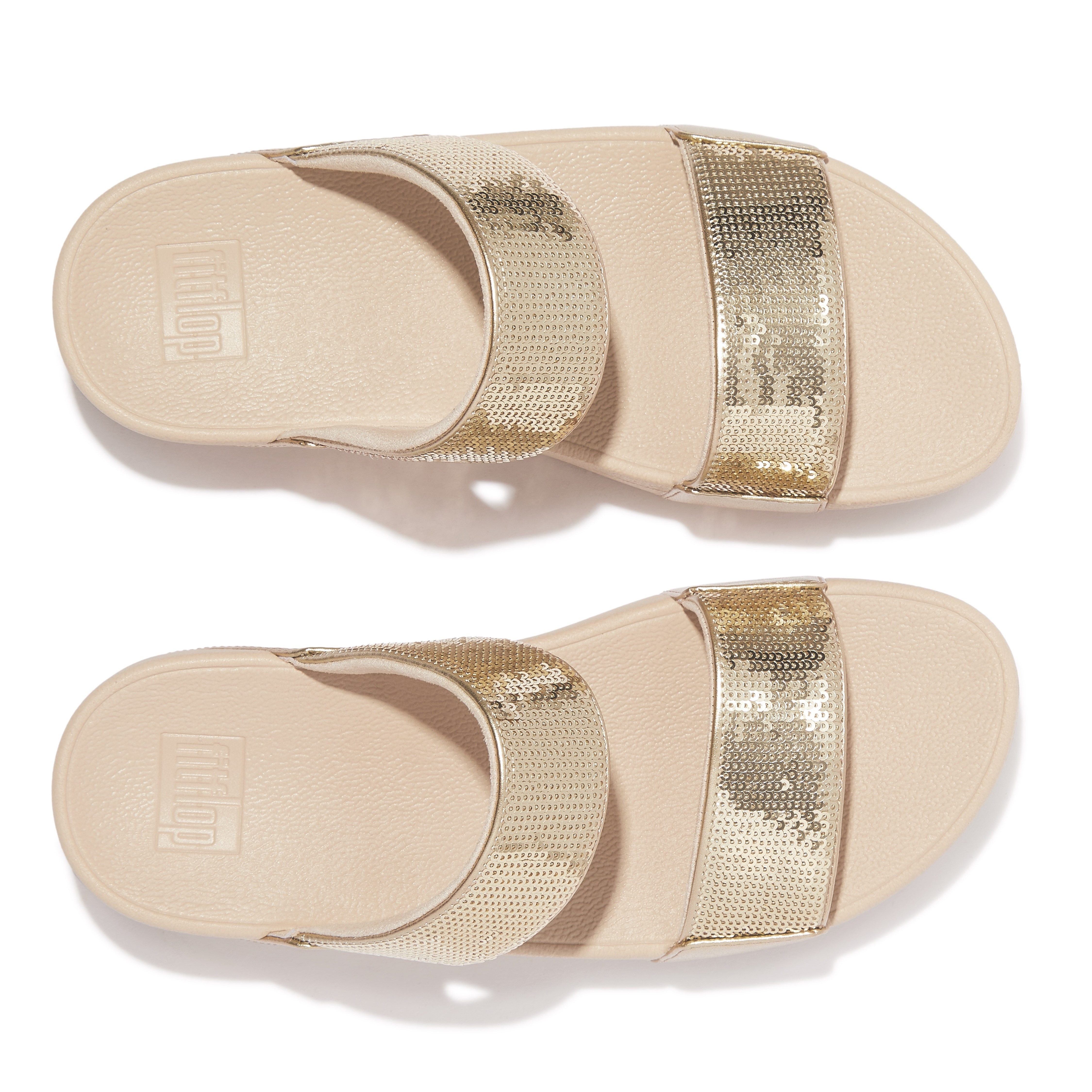 Fitflop Sleehakmuiltjes LULU , sleehak sandaal, zomerschoen in smalle vorm