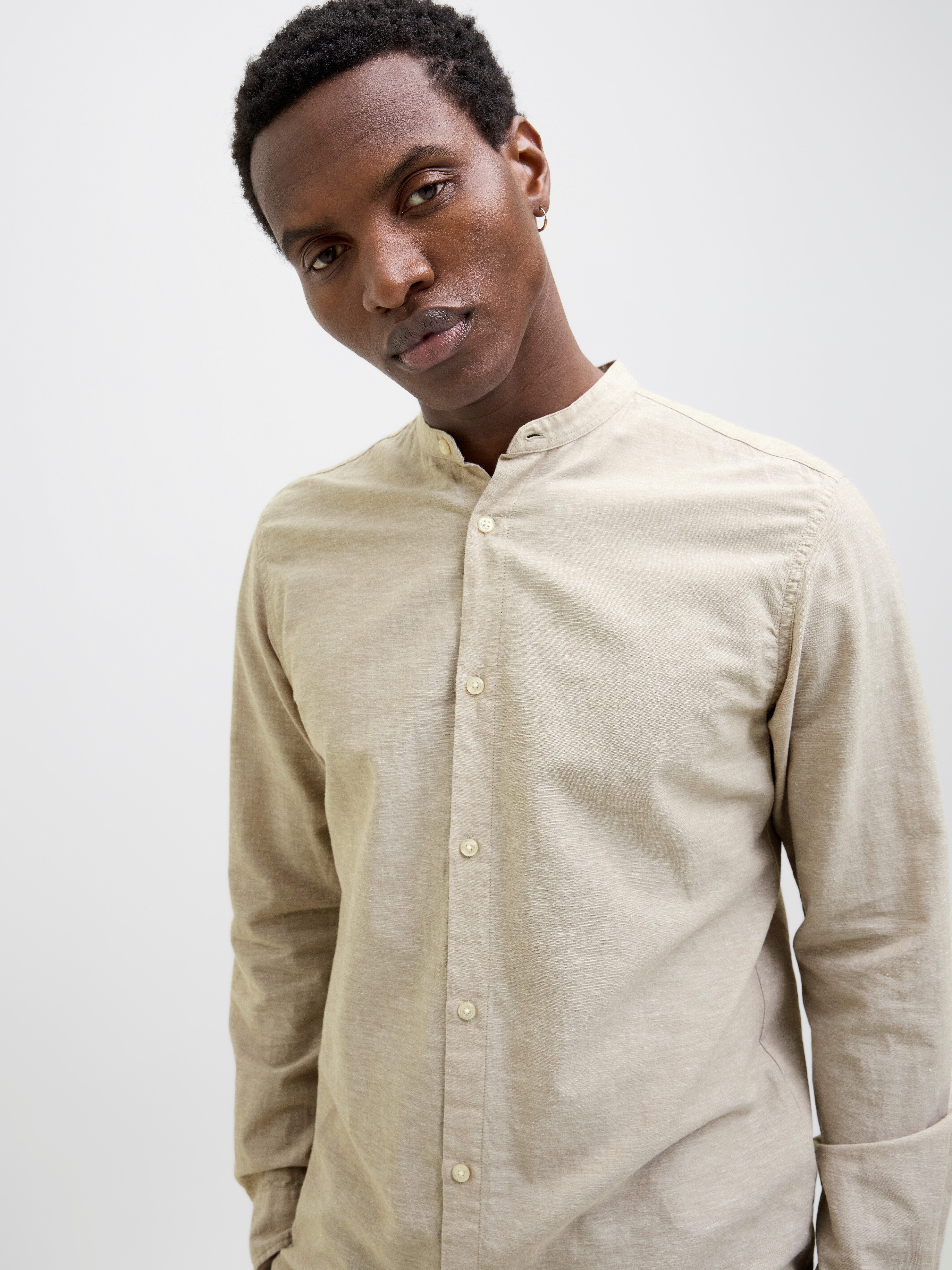 Jack & Jones Overhemd met lange mouwen JJEBREEZE BAND SHIRT LS SN
