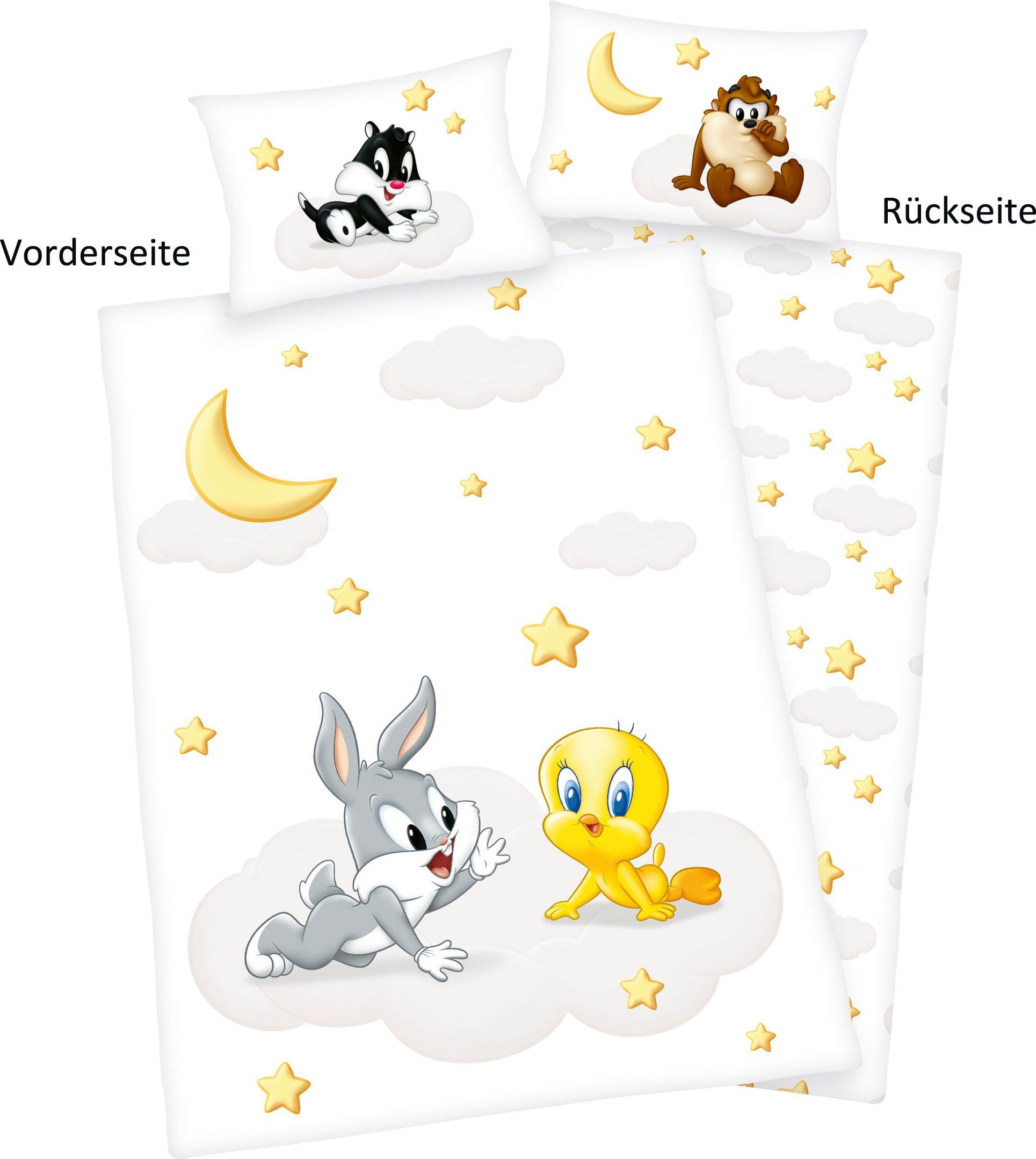 LOONEY TUNES Baby-overtrekset met liefdevol motief (2-delig)