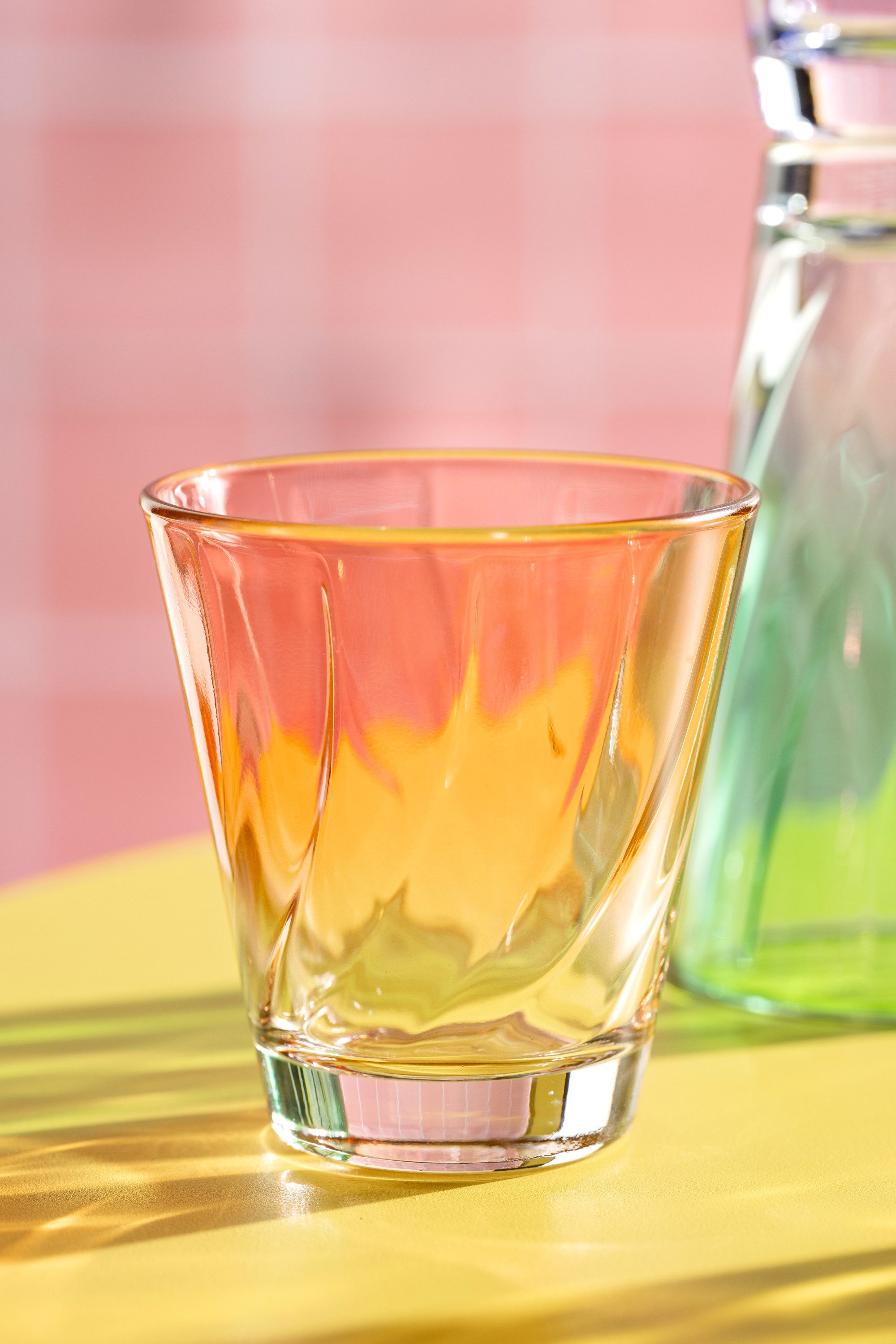 LEONARDO Glazenset Drinkglas, TWIST, 215 ml, 4-delig set (set, 4-delig)
