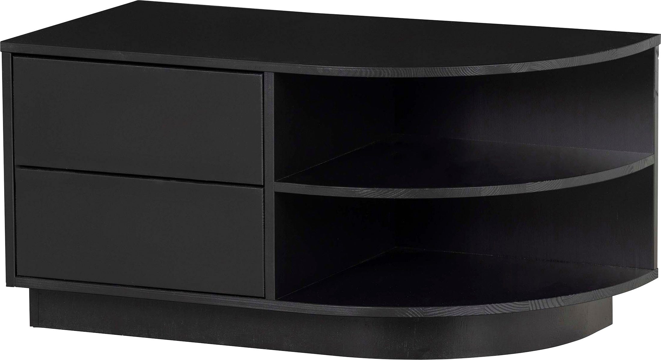 WOOOD Tv-meubel Finca, commode met afgerond afsluitend rek met modern push-to-open systeem, breedte 78 cm