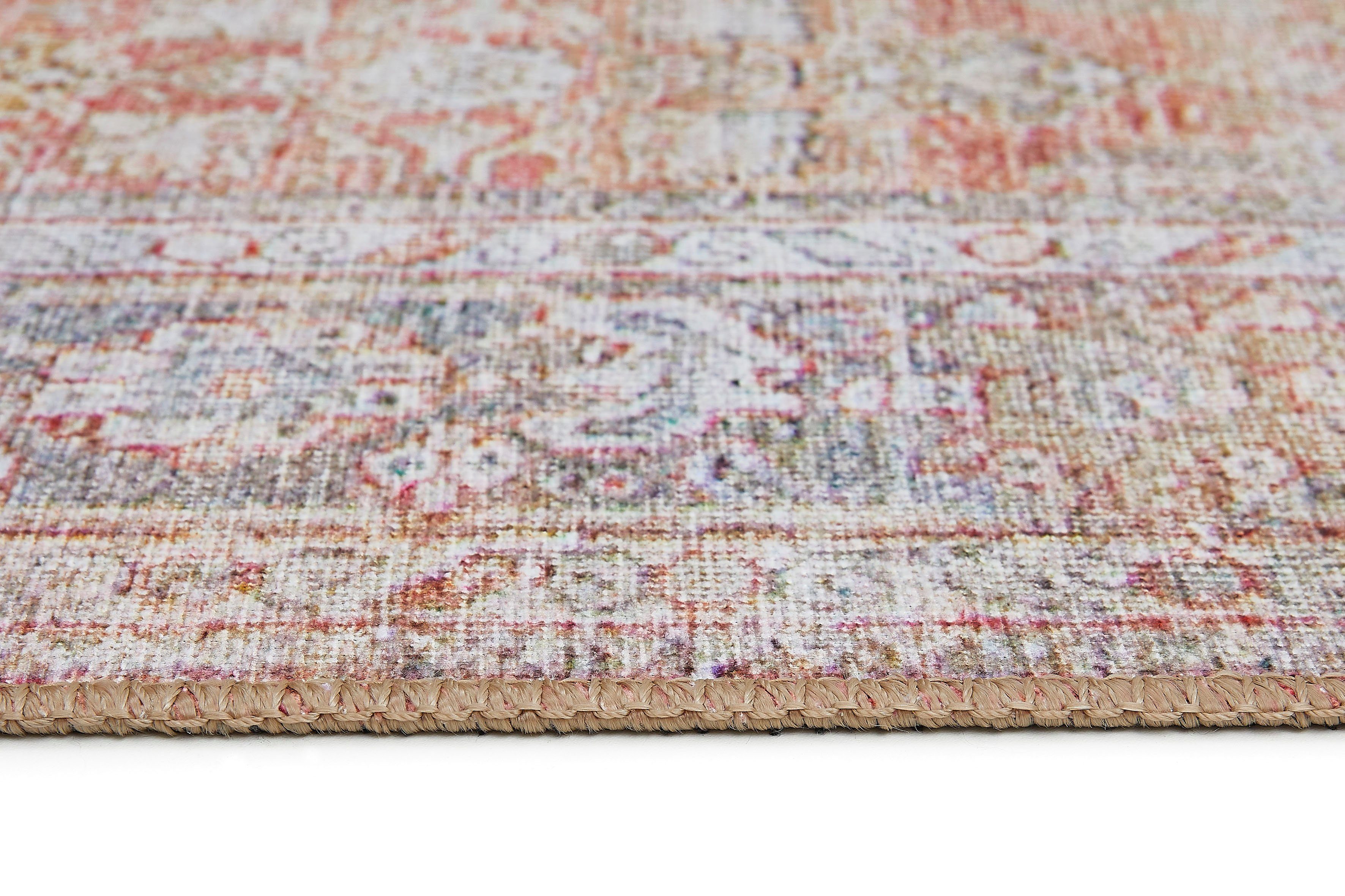 LUXOR living Vloerkleed Voorraadopruiming Speciale aanbiedingen, moderne vintage ontwerpen, Oriëntlook, met rand