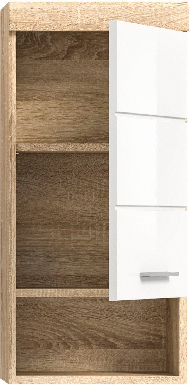 INOSIGN Hangkast Siena, breedte 37 cm, 1 deur, 1 open vak, 1 legplank, MDF-front in verschillende kleuren verkrijgbaar, badkamermeubels, badkamerkast, kast, badkamer (1 stuk)