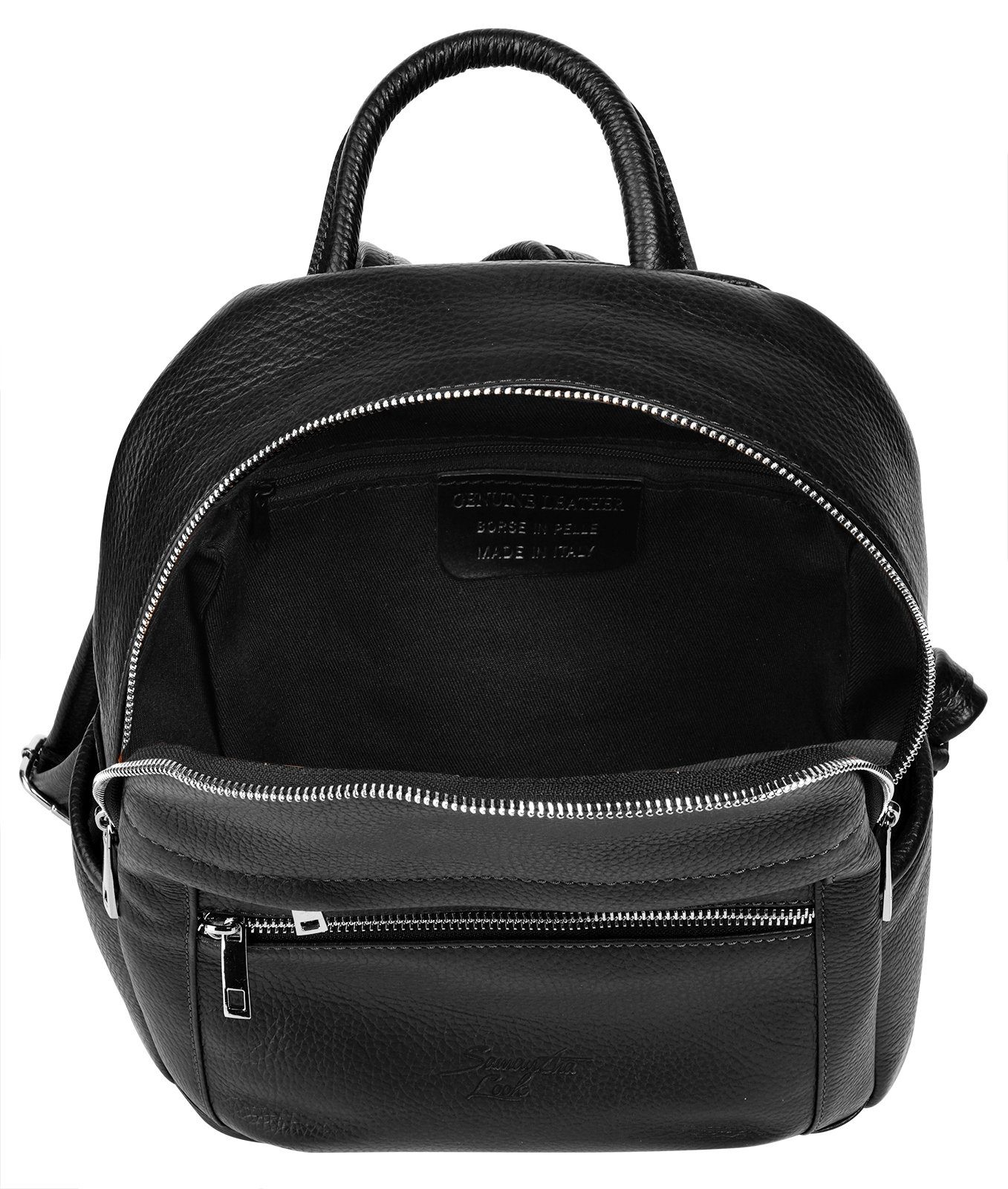 Samantha Look Rugzak echt leer, made in italy