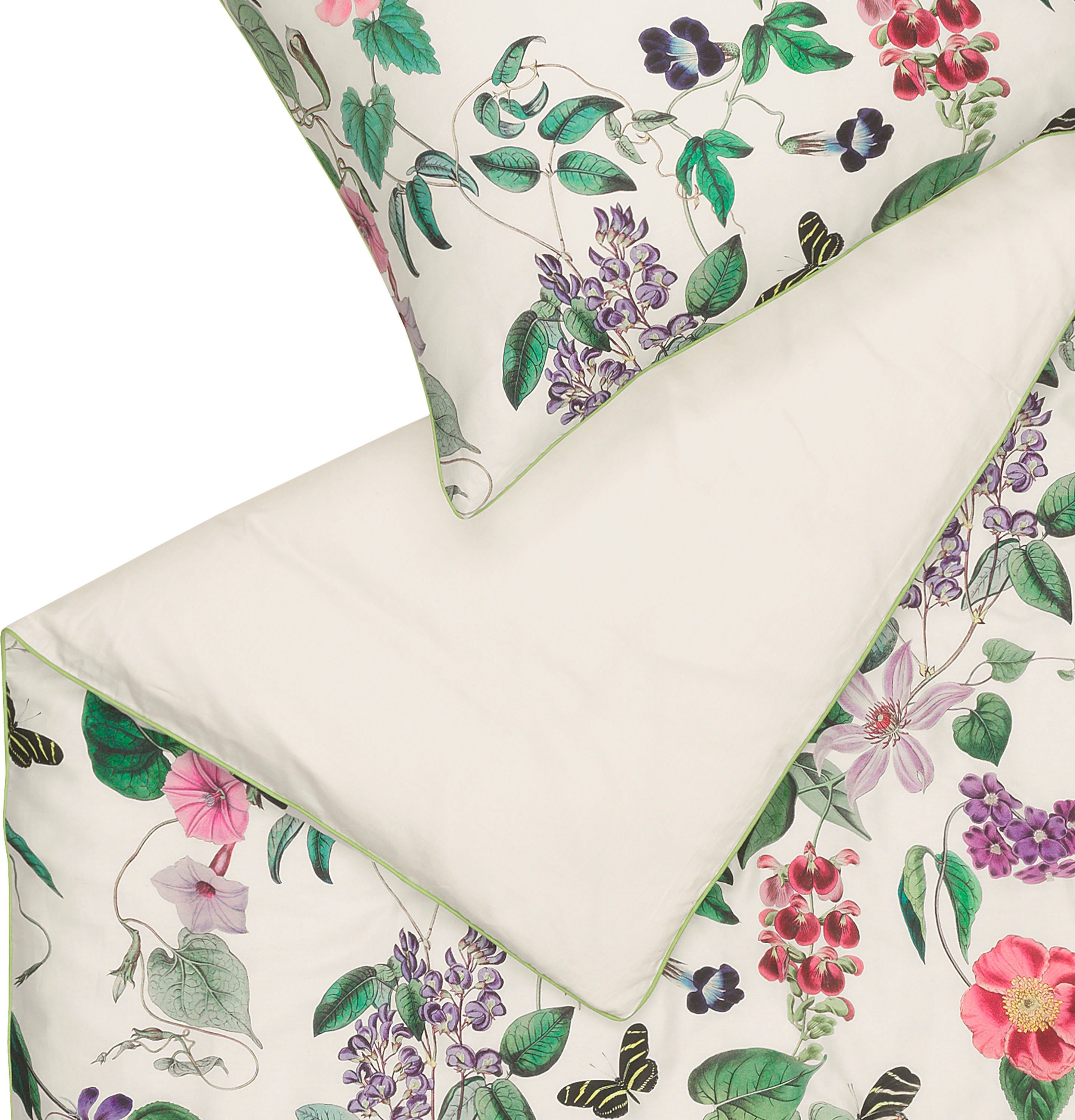SCHÖNER WOHNEN-KOLLEKTION Beddengoed Blossom met keerfunctie (2-delig)