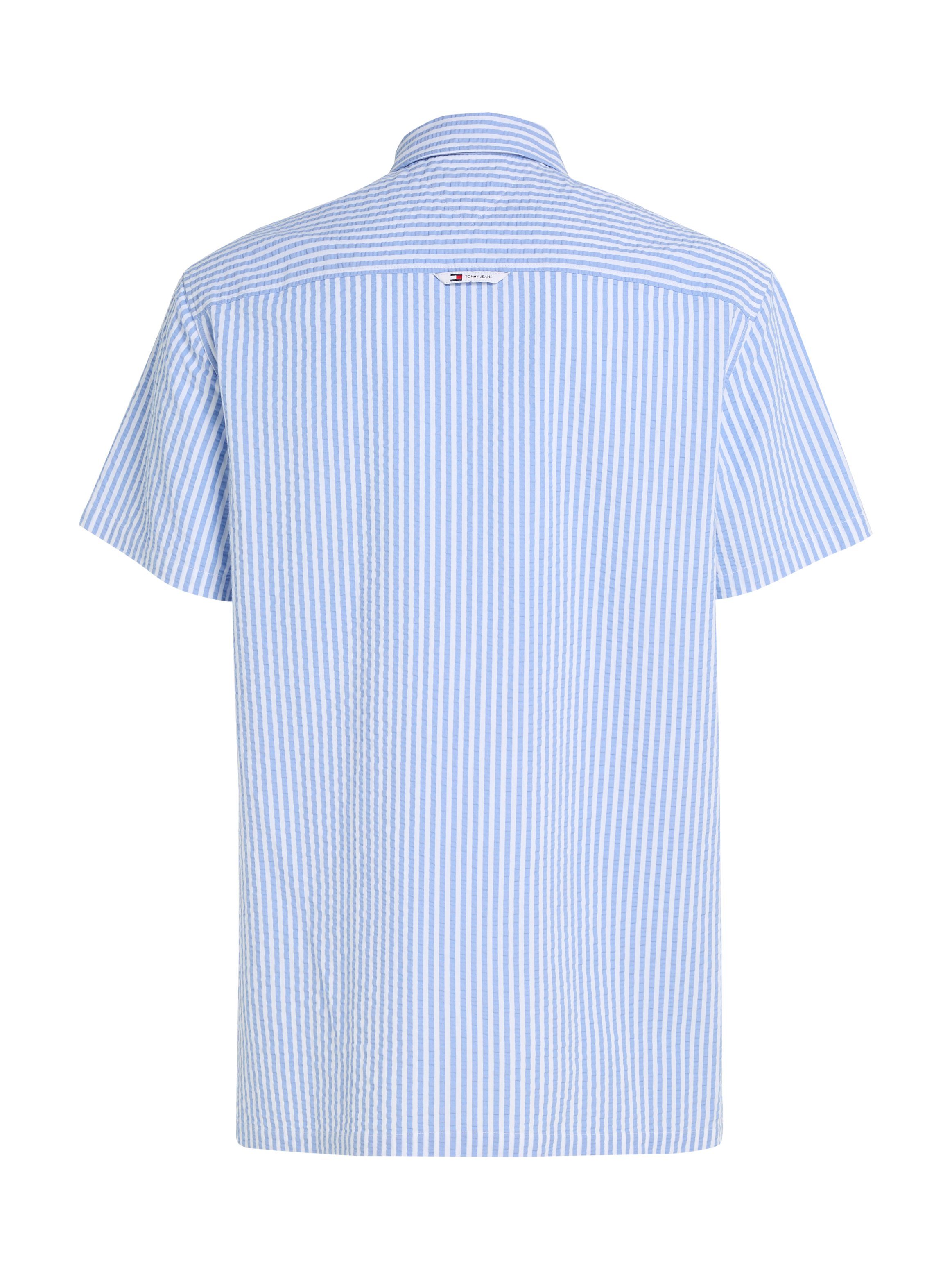 TOMMY JEANS Overhemd met korte mouwen TJM REG STRIPE SEERSUCKER SHIRT