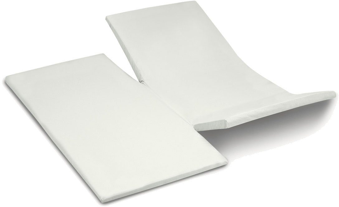 Cinderella Hoeslaken Satin Split Sundays voor toppers tot 15 cm hoog (1 stuk) hoeslakens maat 200 cm x 210 cm wit