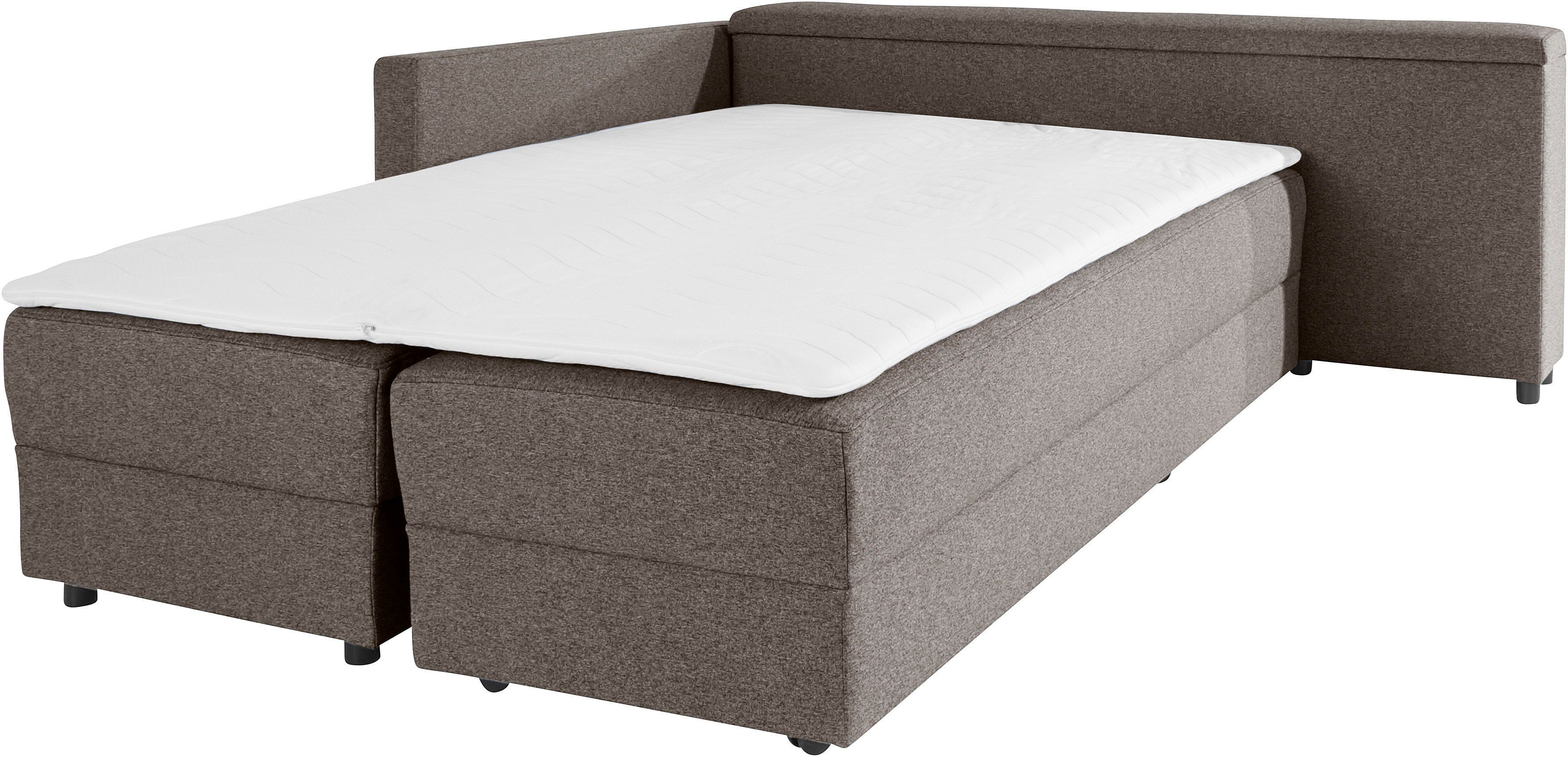 LOOKS BY WOLFGANG JOOP Hoekbank LooksIII L-vorm door draaifunctie tot bed verwisselbaar, inclusief opbergvak