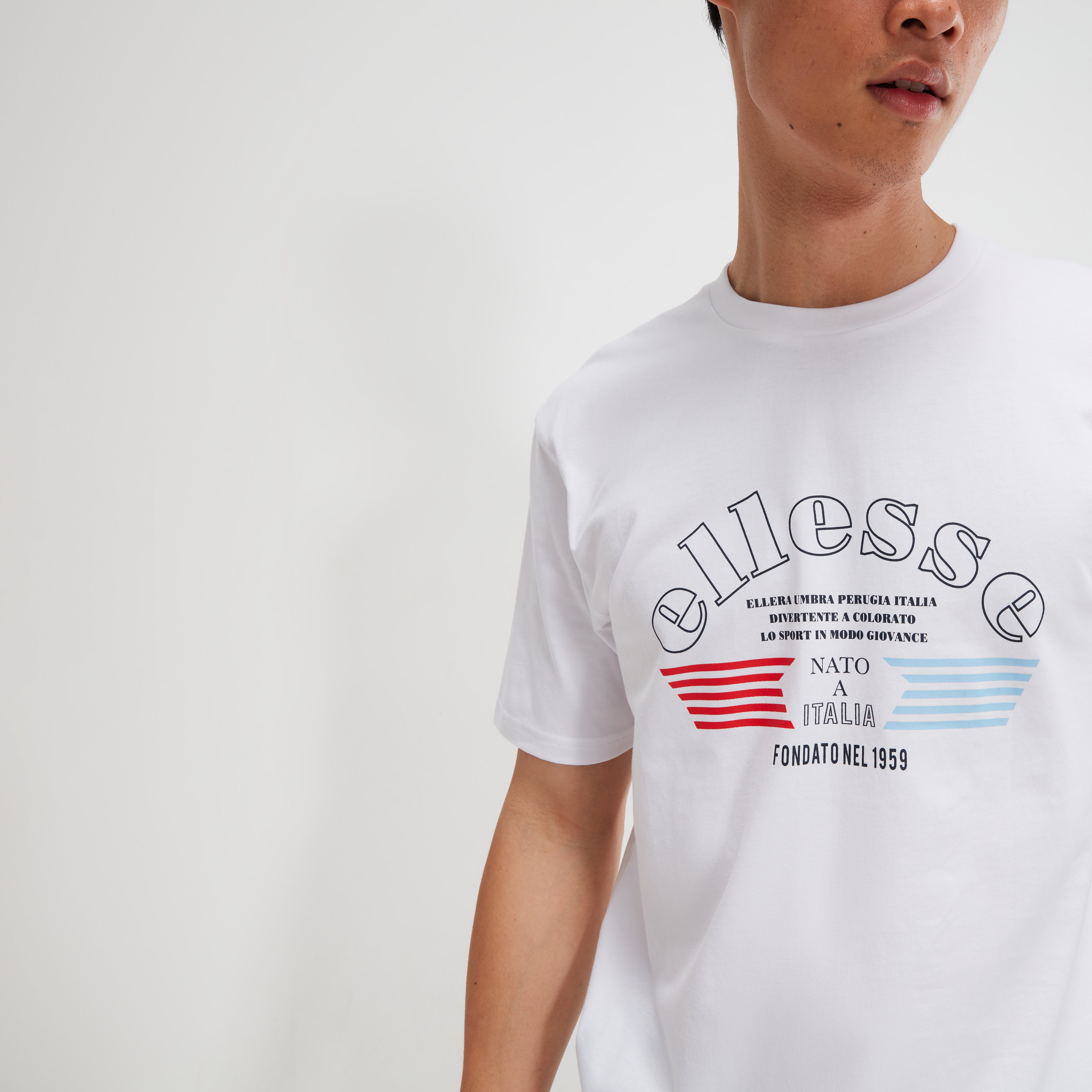 ellesse T-shirt H T-Shirt met logoprint