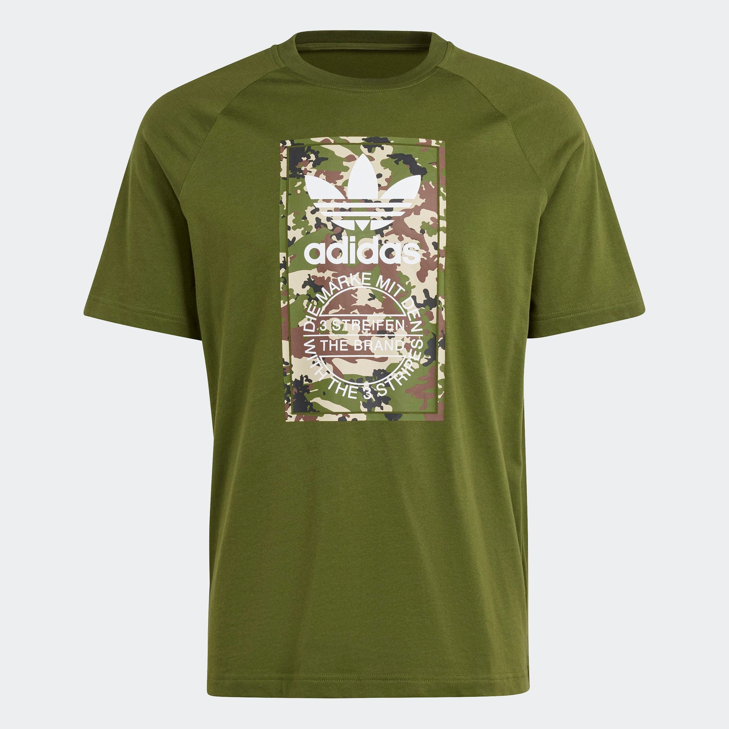 adidas Originals T-shirt CAMO TONGUE TEE