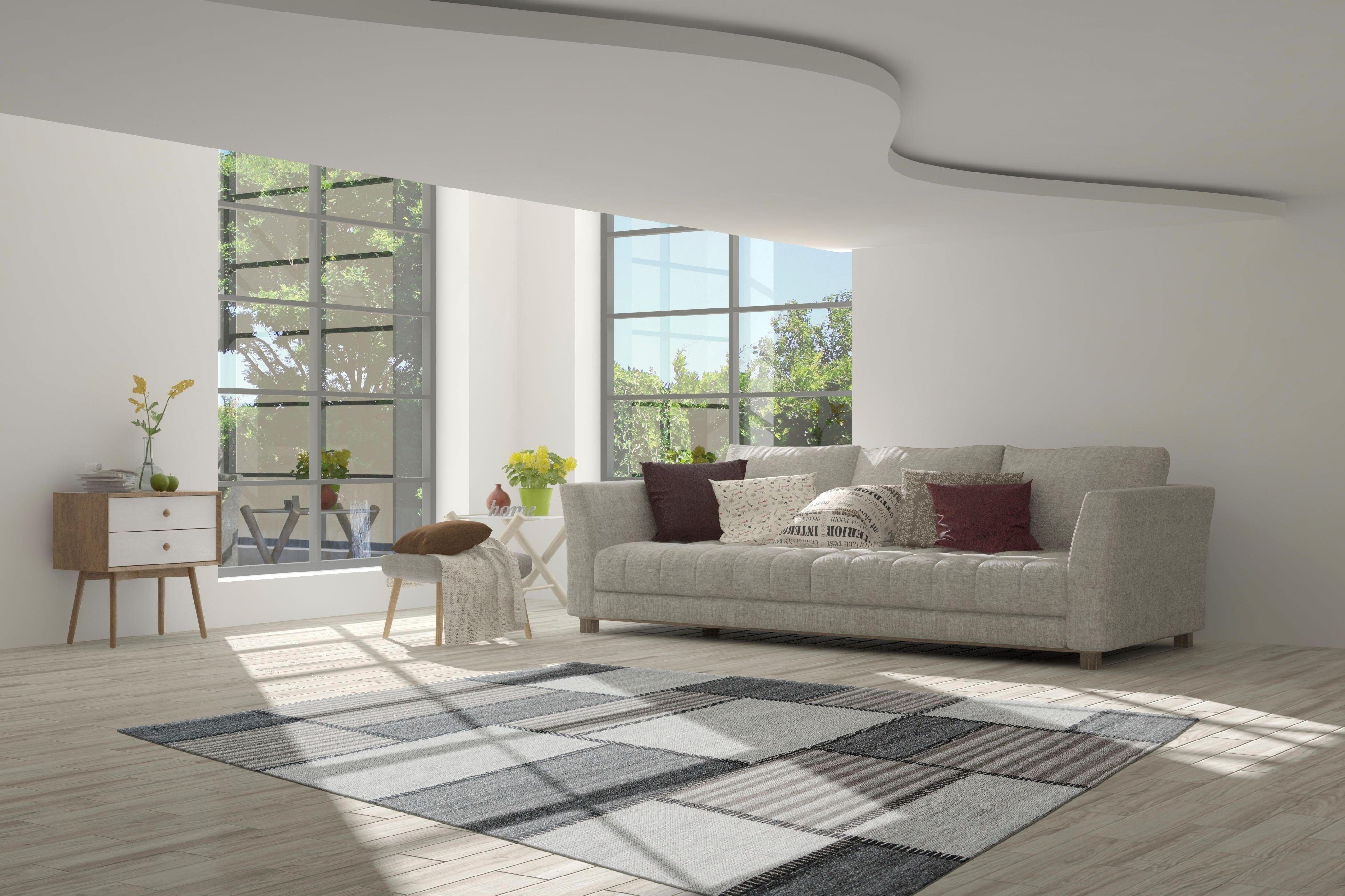 calo-deluxe Vloerkleed Roxy 120 Jacquard, vlakweefsel, woonkamer, eetkamer