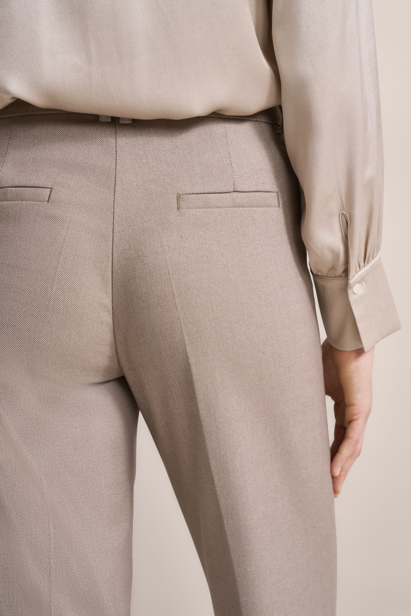 Bugatti Stoffen broek met rechte pijpen