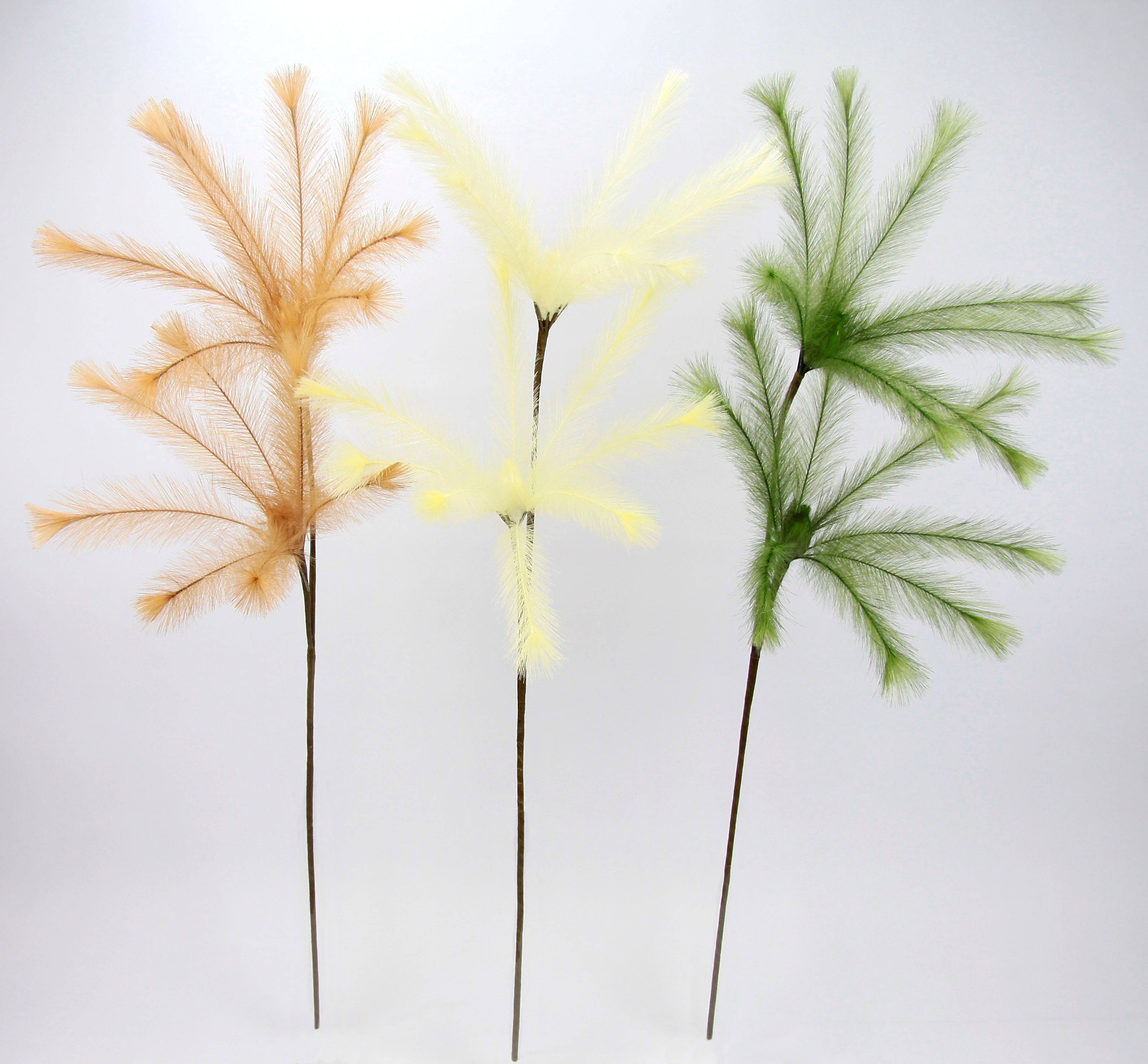 I.GE.A. Kunstplant Decoratieve tak kunstplanten beige