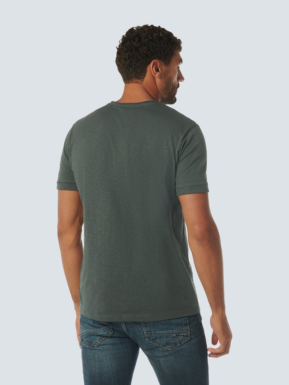 NO EXCESS T-shirt met borstzak