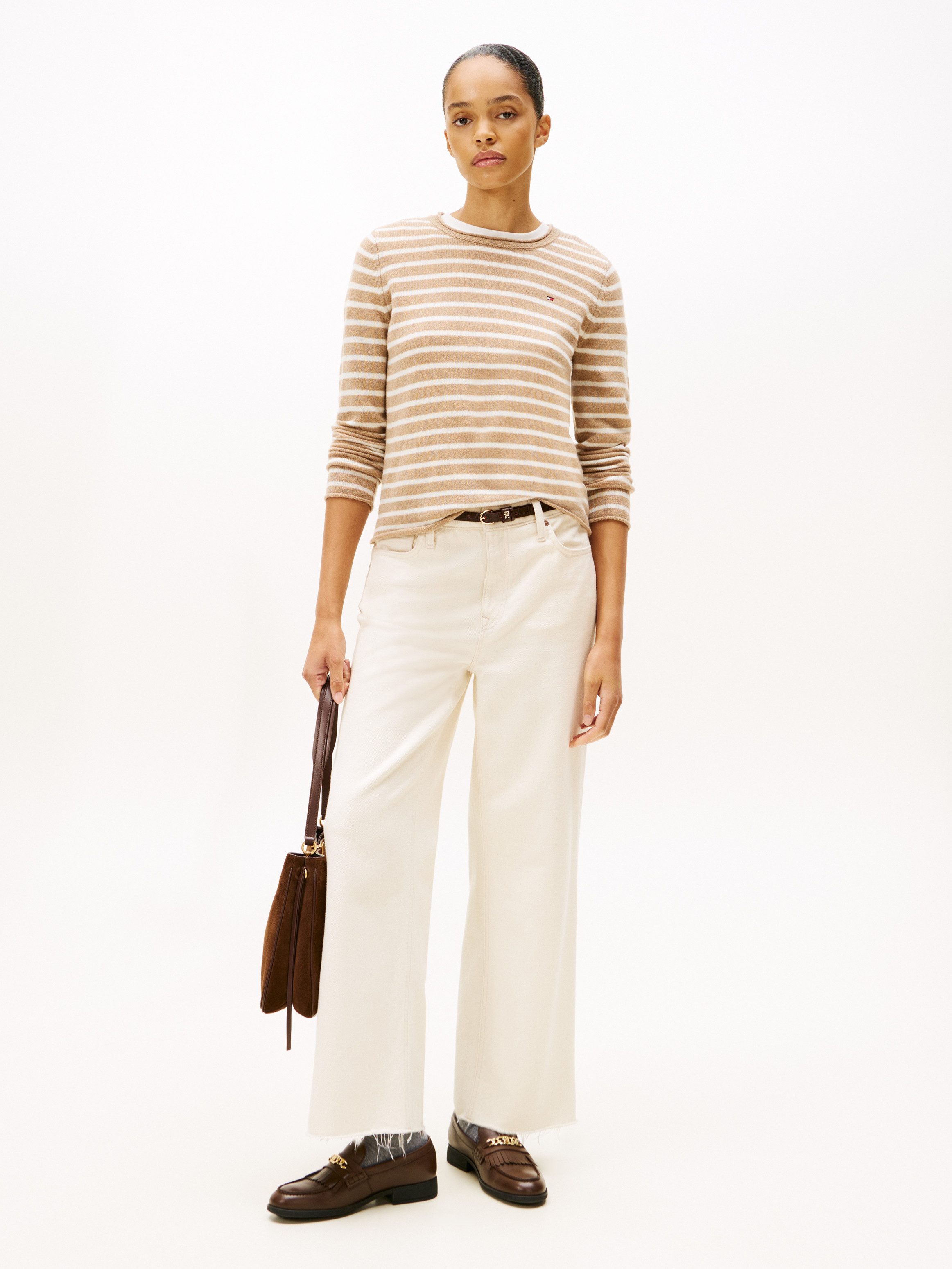 Tommy Hilfiger Gebreide trui van zuivere wol