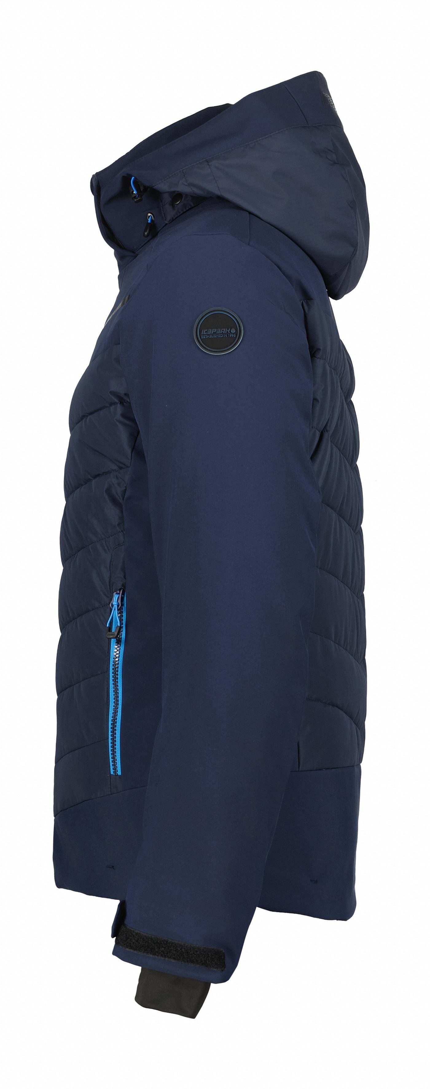 Icepeak Softshell-jack ICEPEAK FREMONT met subtiele logo-opdrukken en patch op de bovenarm (1 stuk)