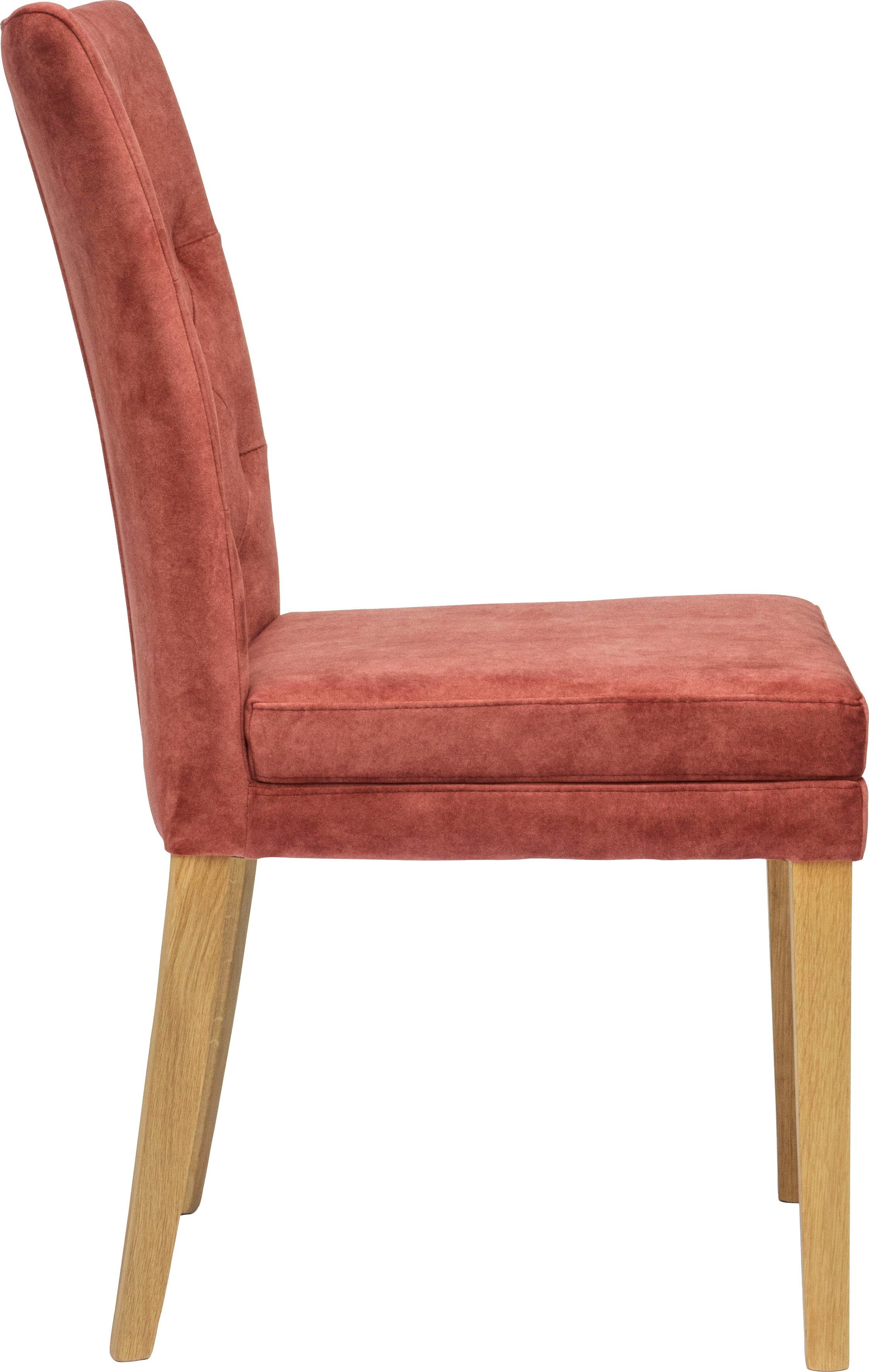 Home affaire Eetkamerstoel Colorado BESTSELLER Polsterstoel Poten in eiken of noten. In set van 2, 4 of 6