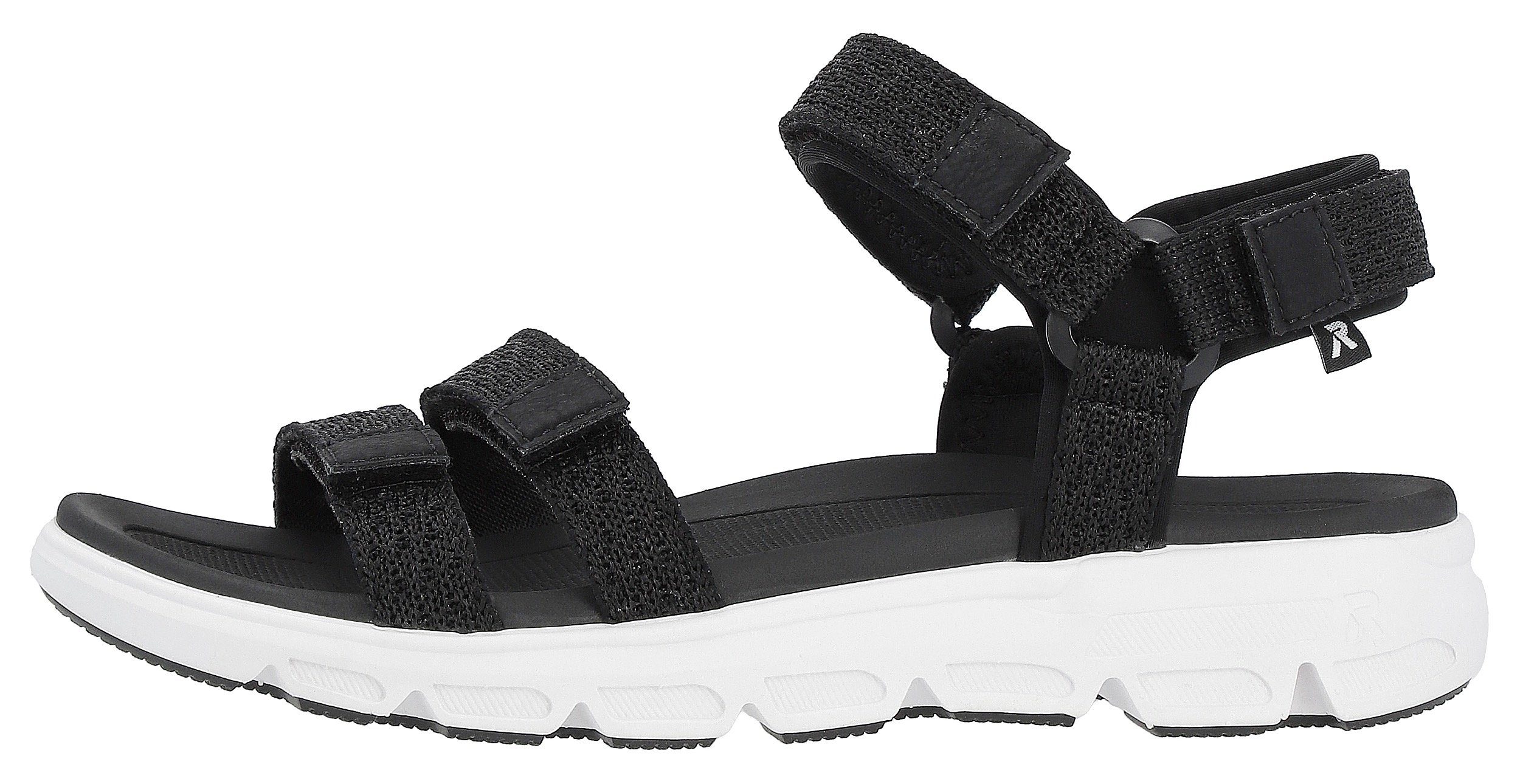 Rieker EVOLUTION Sandalen , zomerschoen, sandaal, sleehak, met klittenbandsluitingen, wasbaar