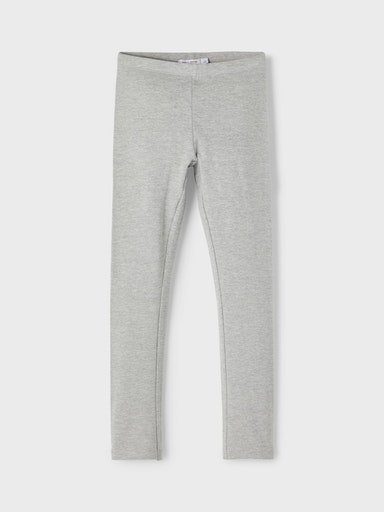 Name It Legging Geruwd NKFDAVINA SOLID SWE LEGGING BRU N NOOS