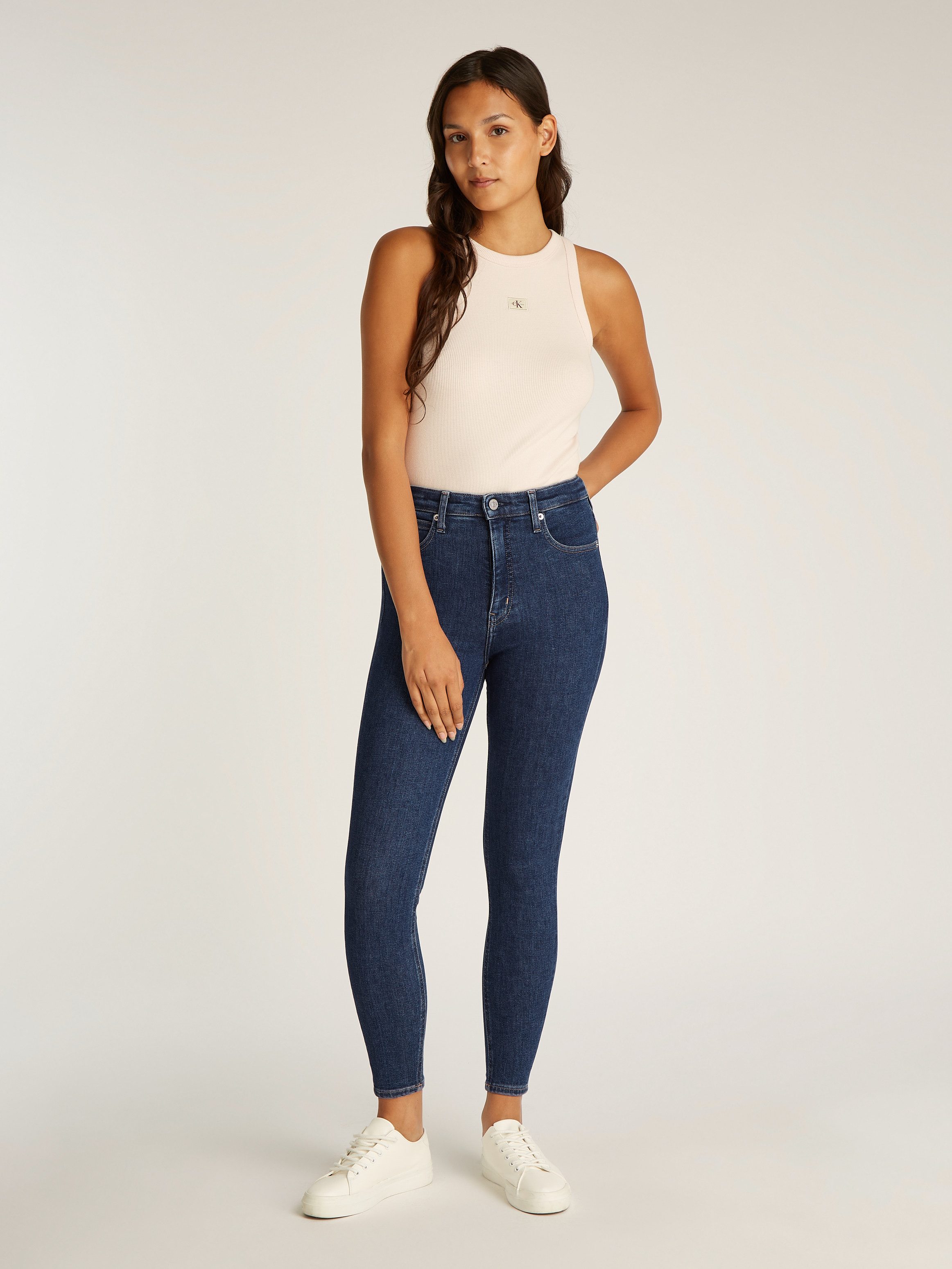 Calvin Klein Skinny fit jeans HIGH RISE SUPER SKINNY ANKLE