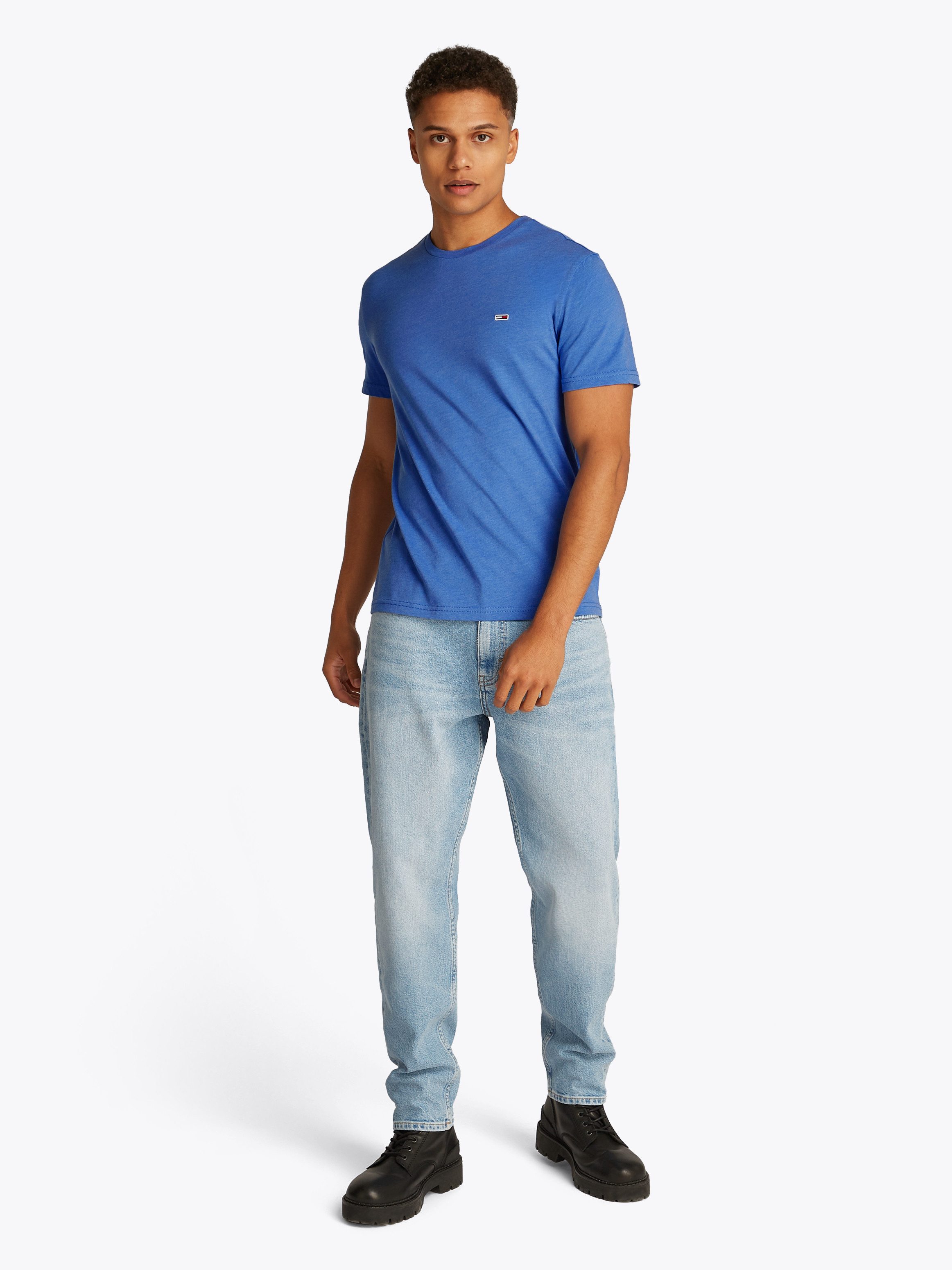 TOMMY JEANS T-shirt TJM XSLIM JASPE HTR TEE EXT
