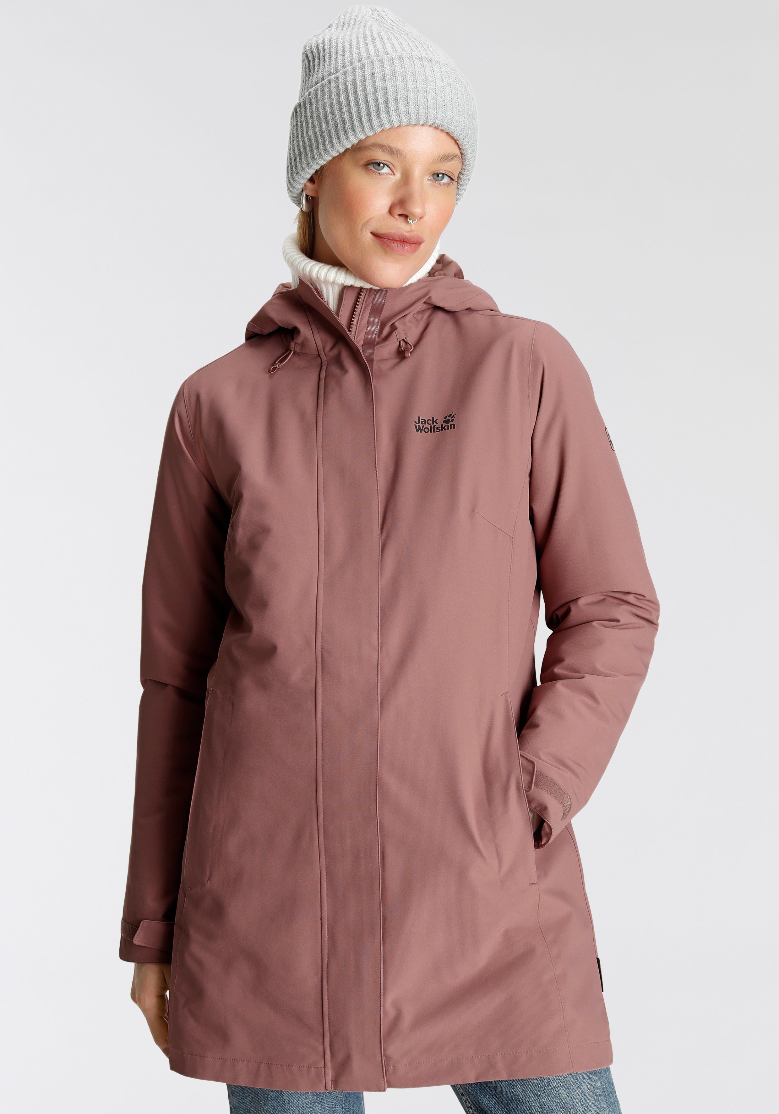 Jack Wolfskin Parka KIOLA Winddicht & waterafstotend & ademend