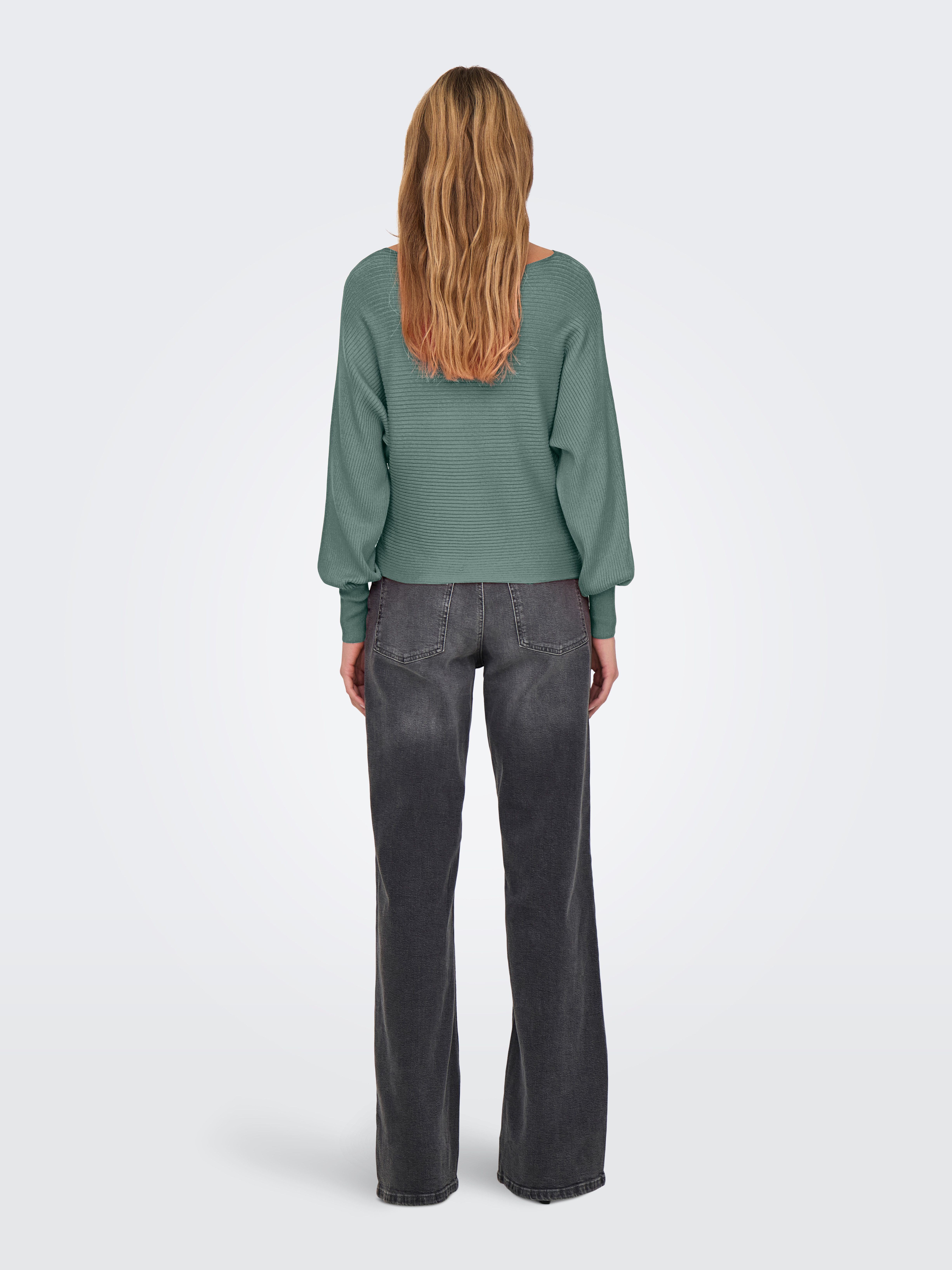 Only Gebreide trui ONLADALINE L/S SHORT PULLO KNT NOOS