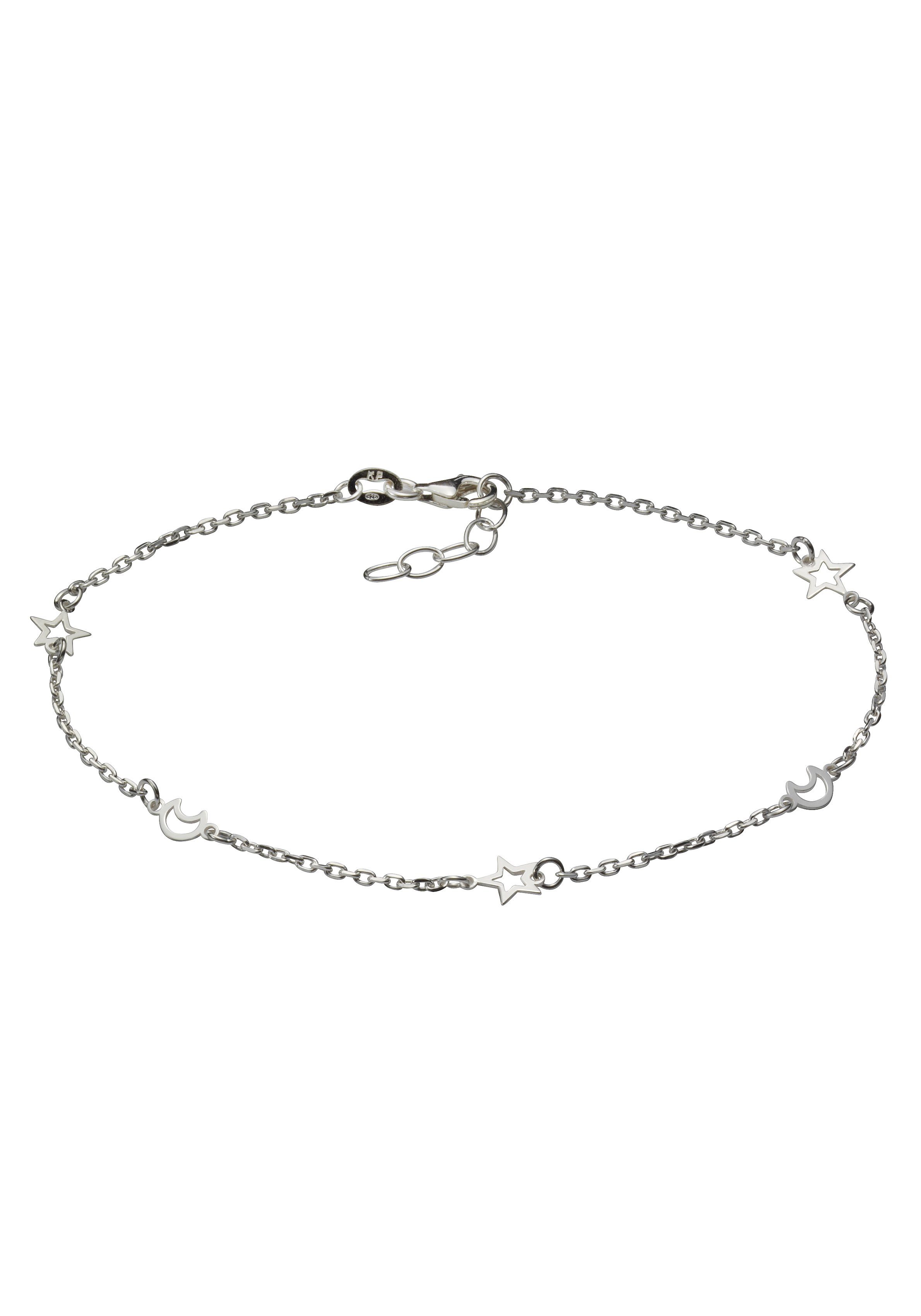 Firetti Enkelkettinkje Sieraad cadeau zilver 925 lichaams-sieraad ankerketting dames enkelkettinkjes zilver(kleur)