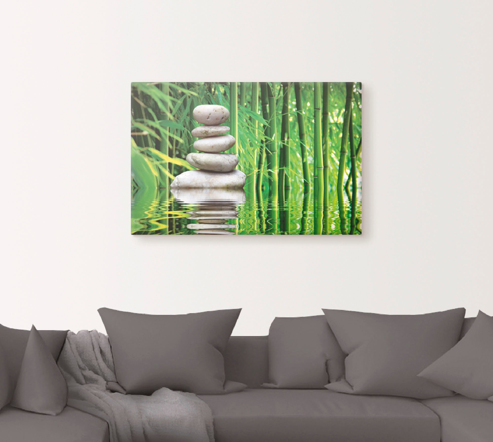 Artland Artprint op linnen Balance gespannen op een spieraam