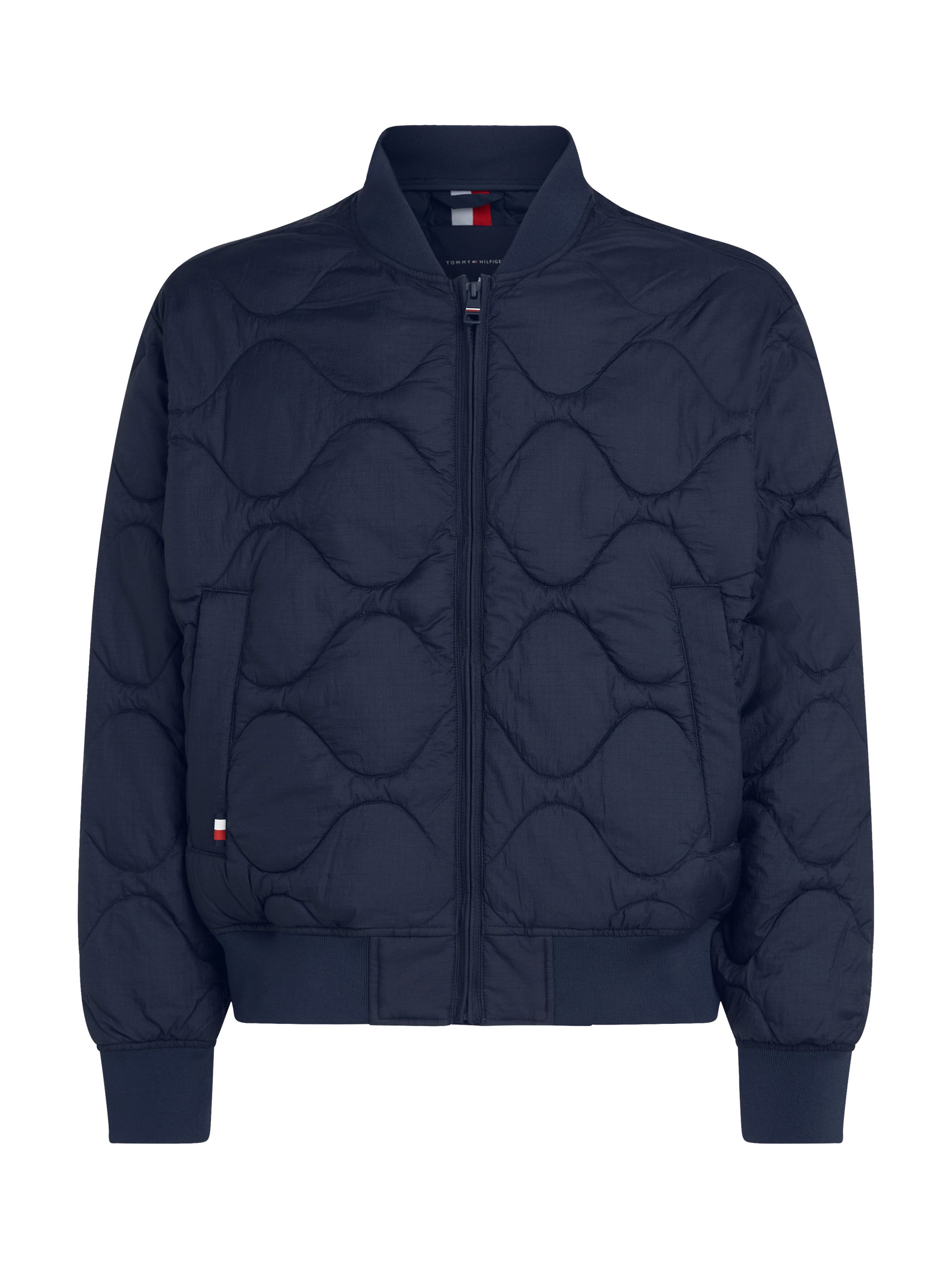 Tommy Hilfiger Gewatteerde jas ONION QUILTED BOMBER met staande kraag, modieuze quilting