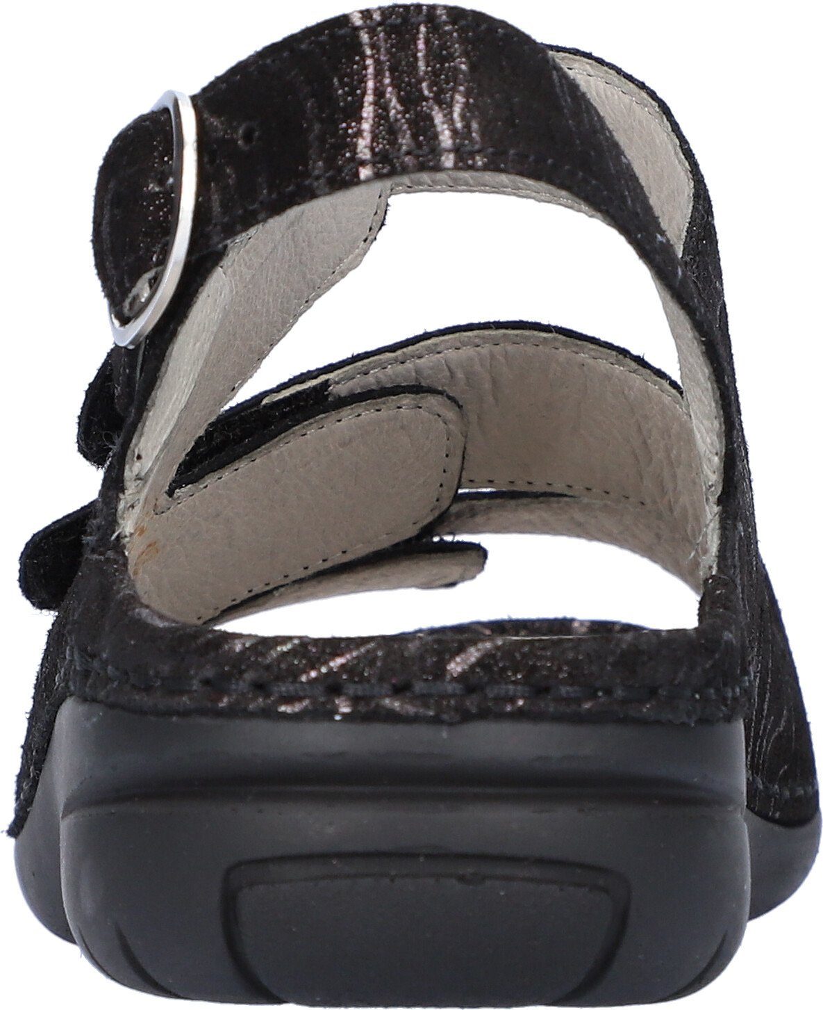 Waldläufer Sandalen GUNNA , zomerschoen, sandaal, sleehak, in metallic-look, g-breedte