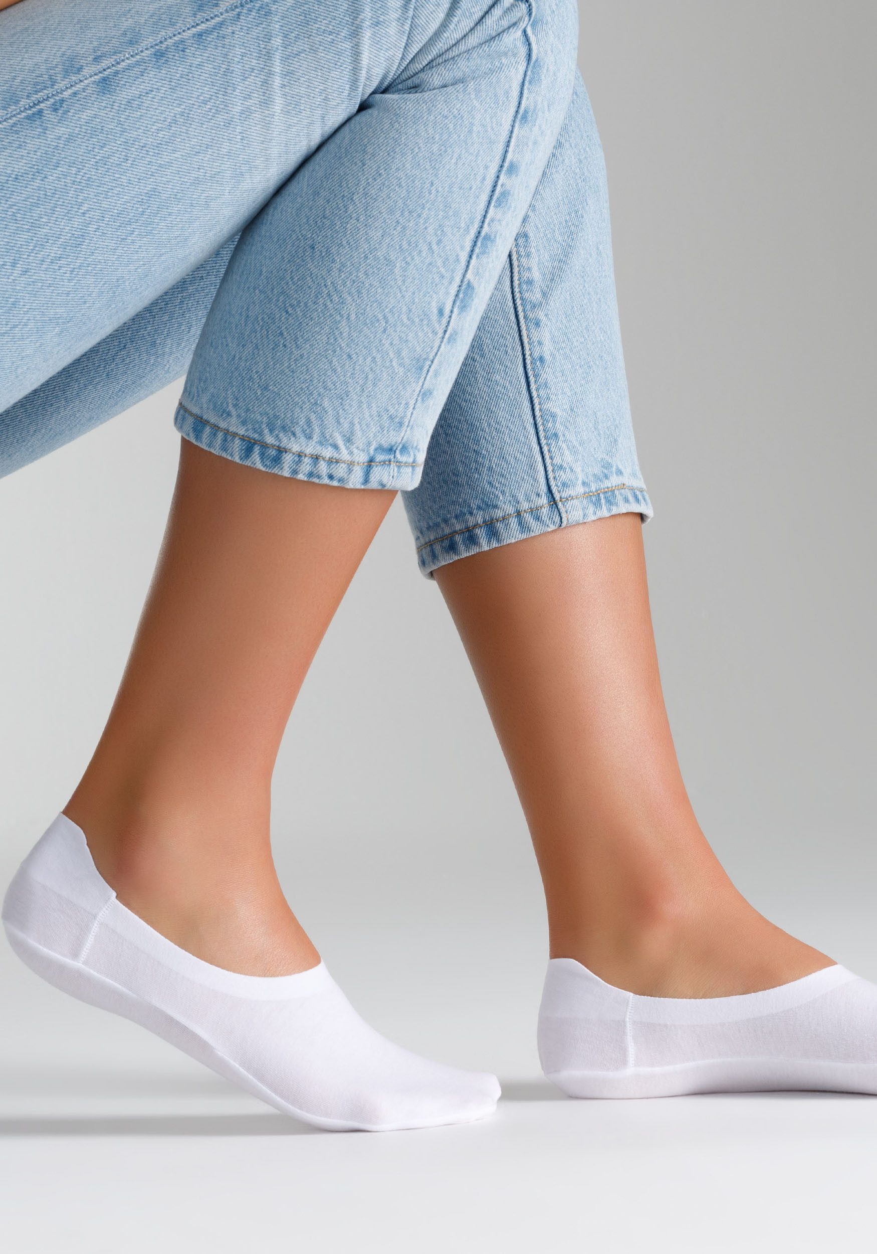 Camano Enkelsokken Comfort met siliconenband voor veilige grip (4 paar)