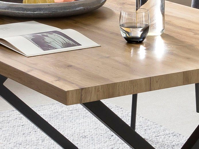 Home affaire Eettafel Aage Wildeikendecor, breedte 160 cm