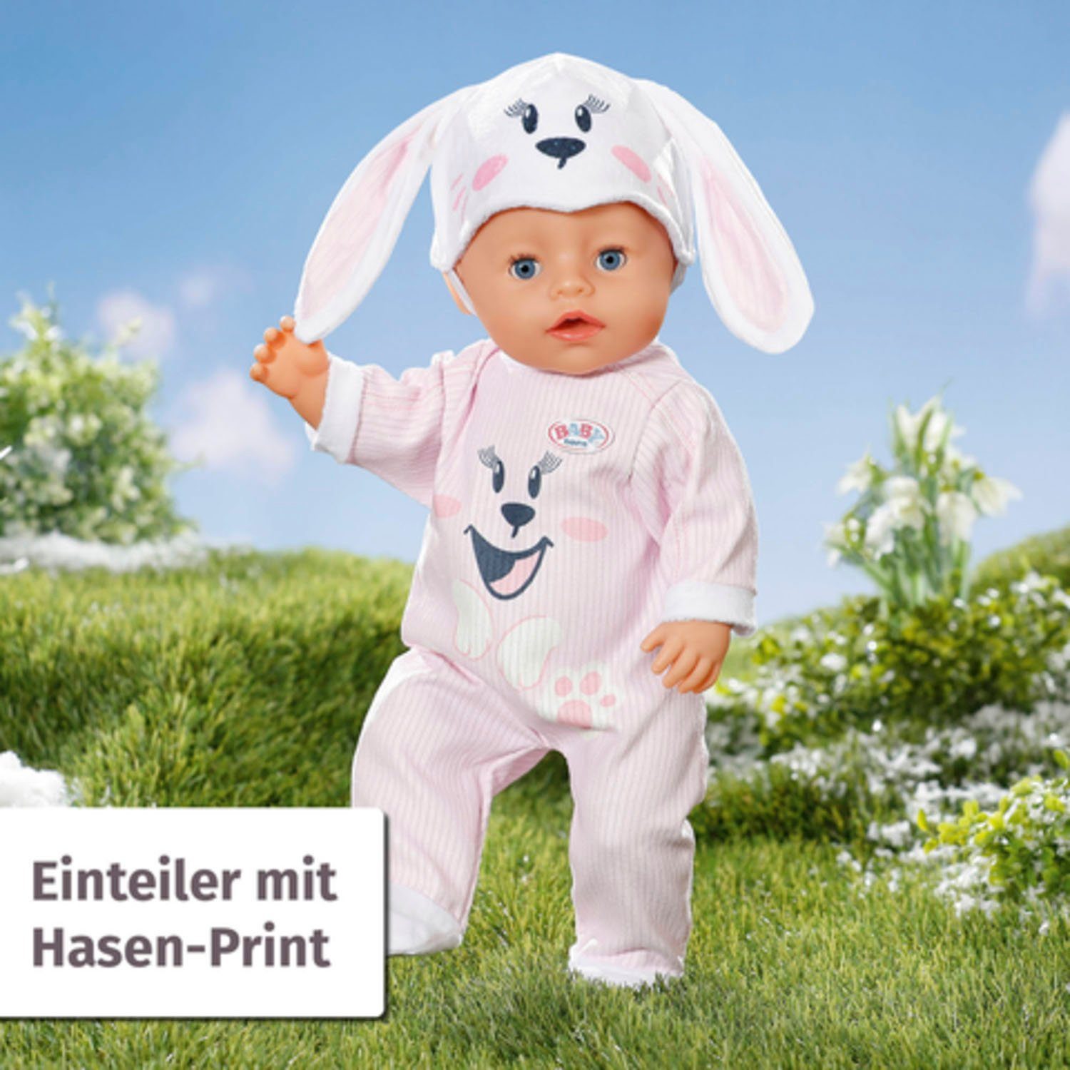 Baby Born Poppenkleding Haasjes relaxpak, 43 cm
