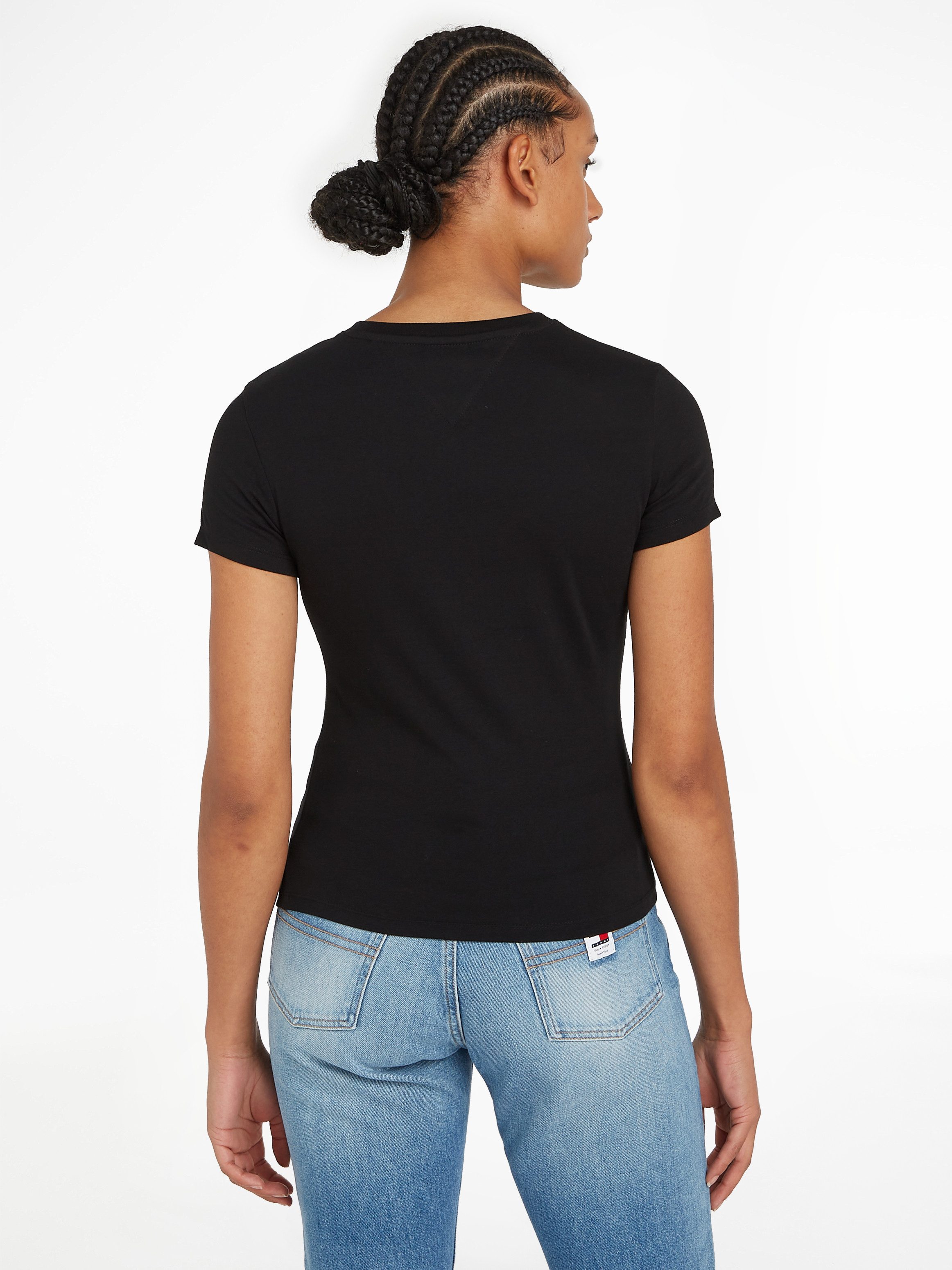 Tommy Jeans Curve T-shirt TJW SLIM ESSENTIAL LOGO 1 SS EXT