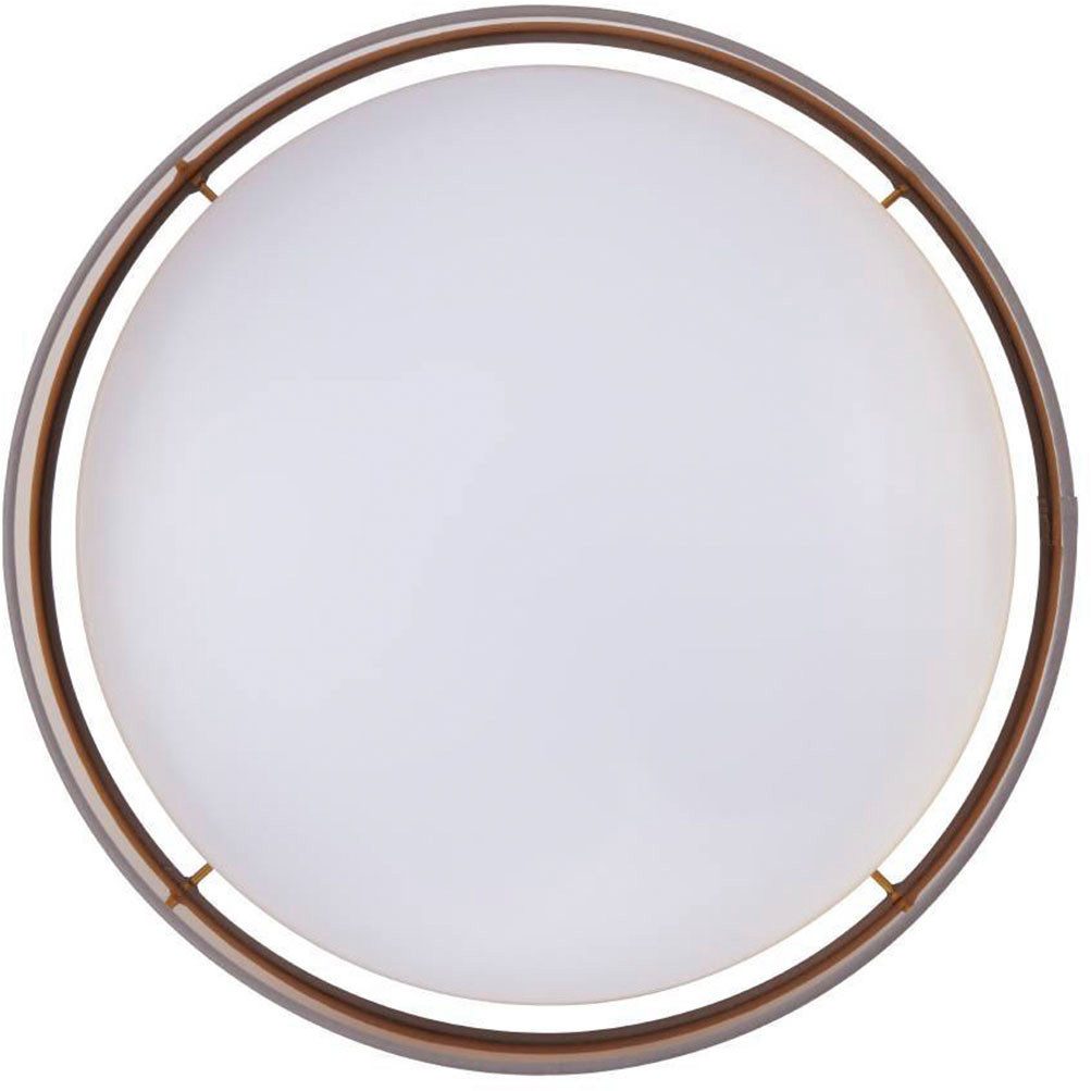 EGLO Led-plafondlamp MASERLO Stoffen lamp Maserlo2 Ø38 x H9 cm, led-plank, textielen kap (1 stuk)