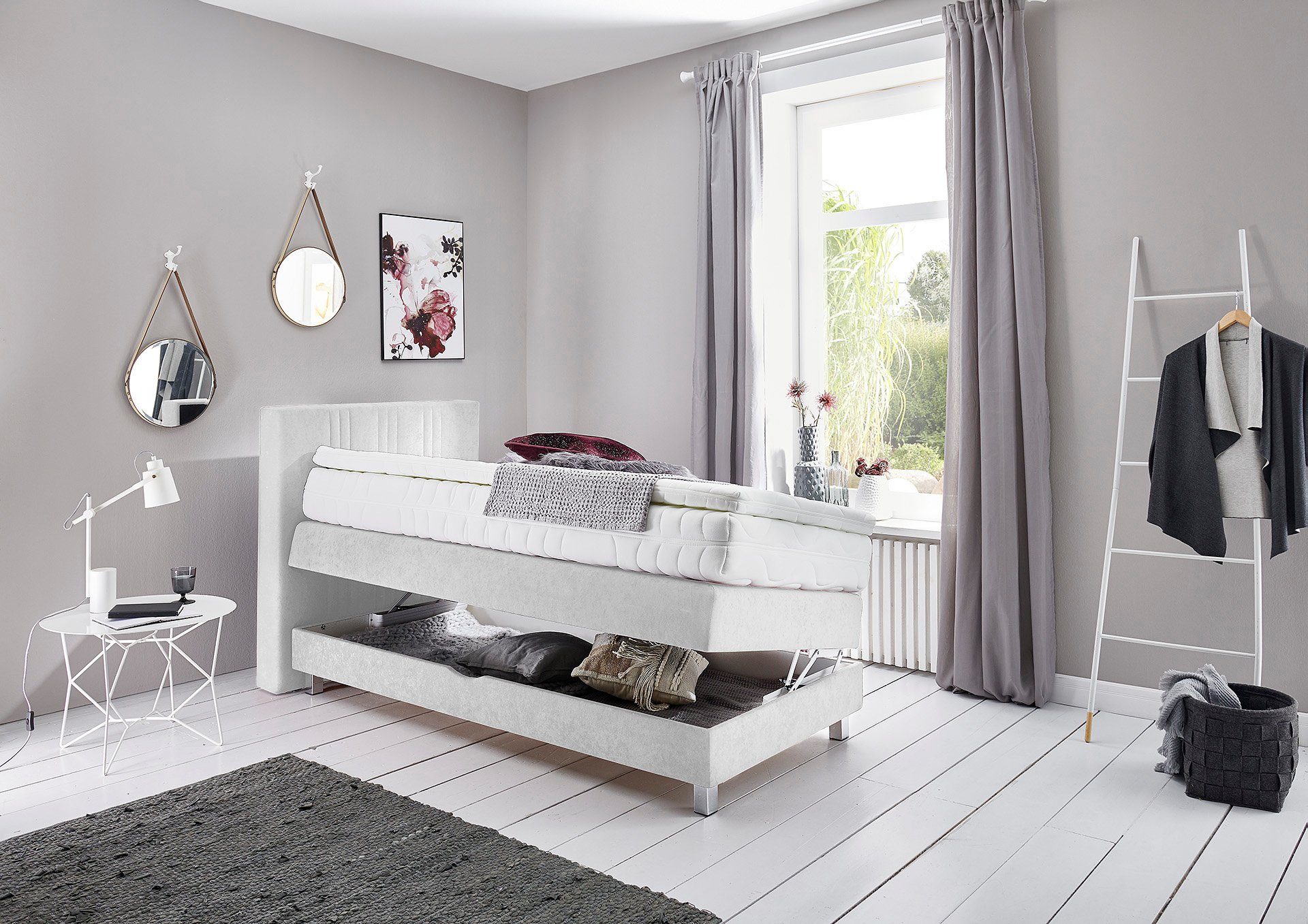Westfalia Polsterbetten Boxspring naar keuze met bedkist en topmatras