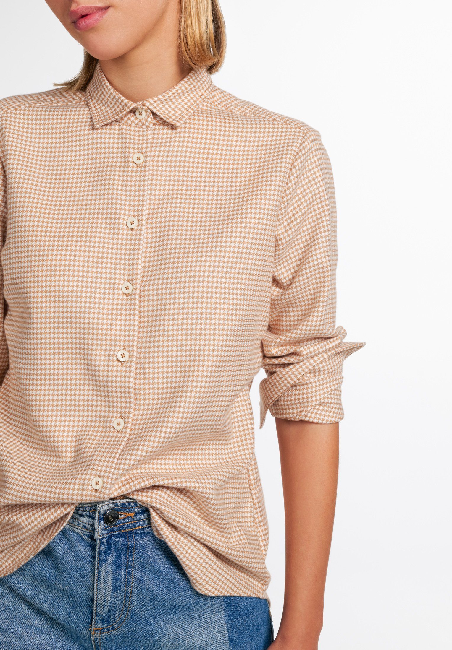 Eterna Overhemdblouse Regular fit EASY IRON (gemakkelijk te strijken)