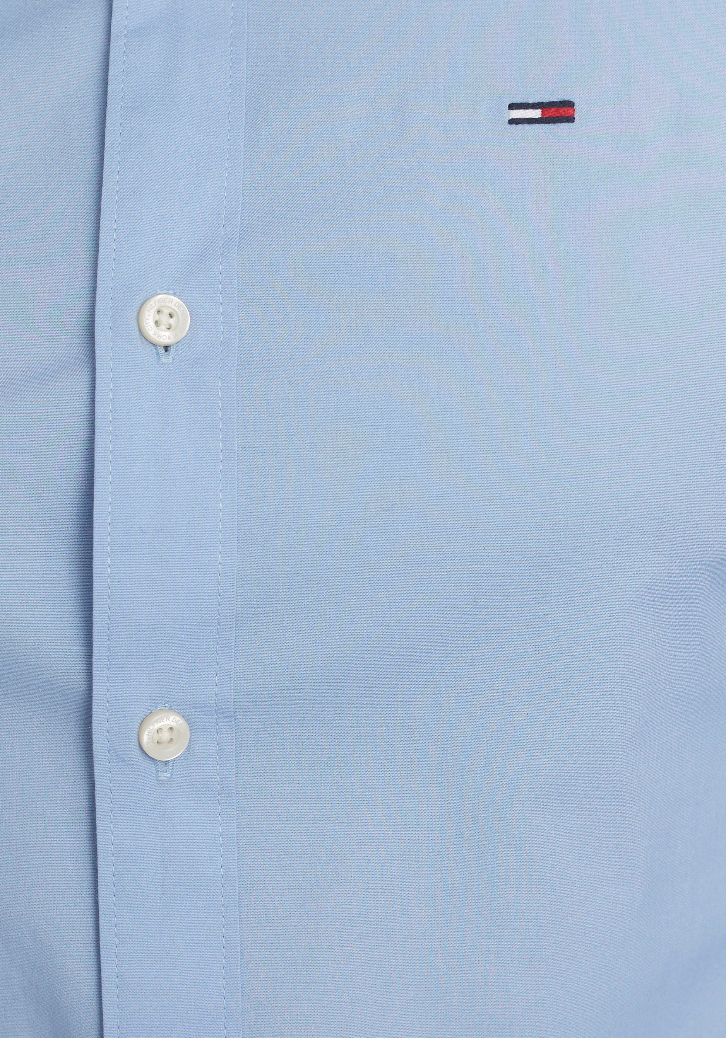 TOMMY JEANS Overhemd met lange mouwen Sabim Stretch Hemd Shirt Stretch shirt, premium, slim fit, met elastaan