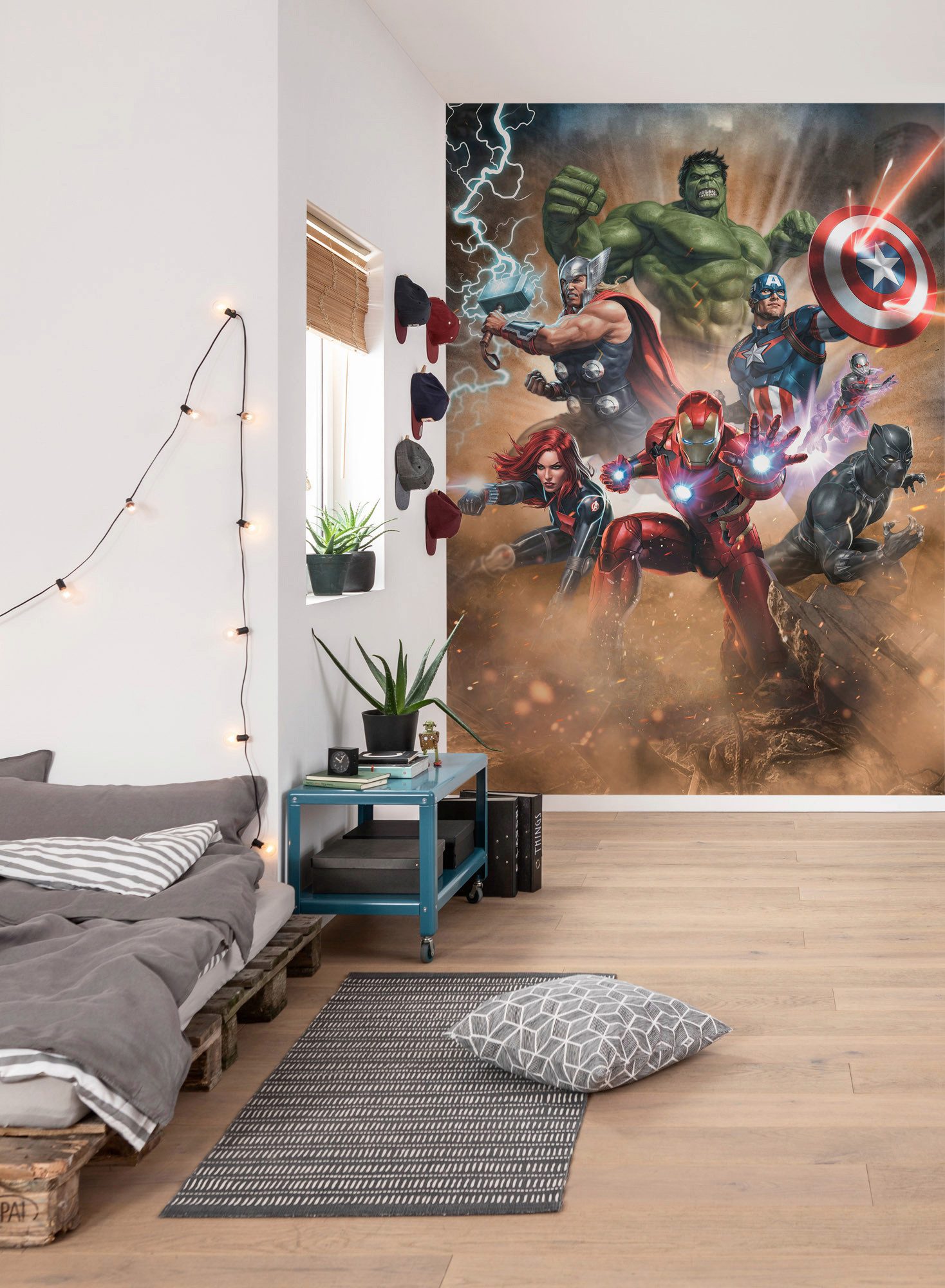 Komar Vliesbehang Digitale print vlies - Avengers Superpower - Afmeting 200 x 280 cm