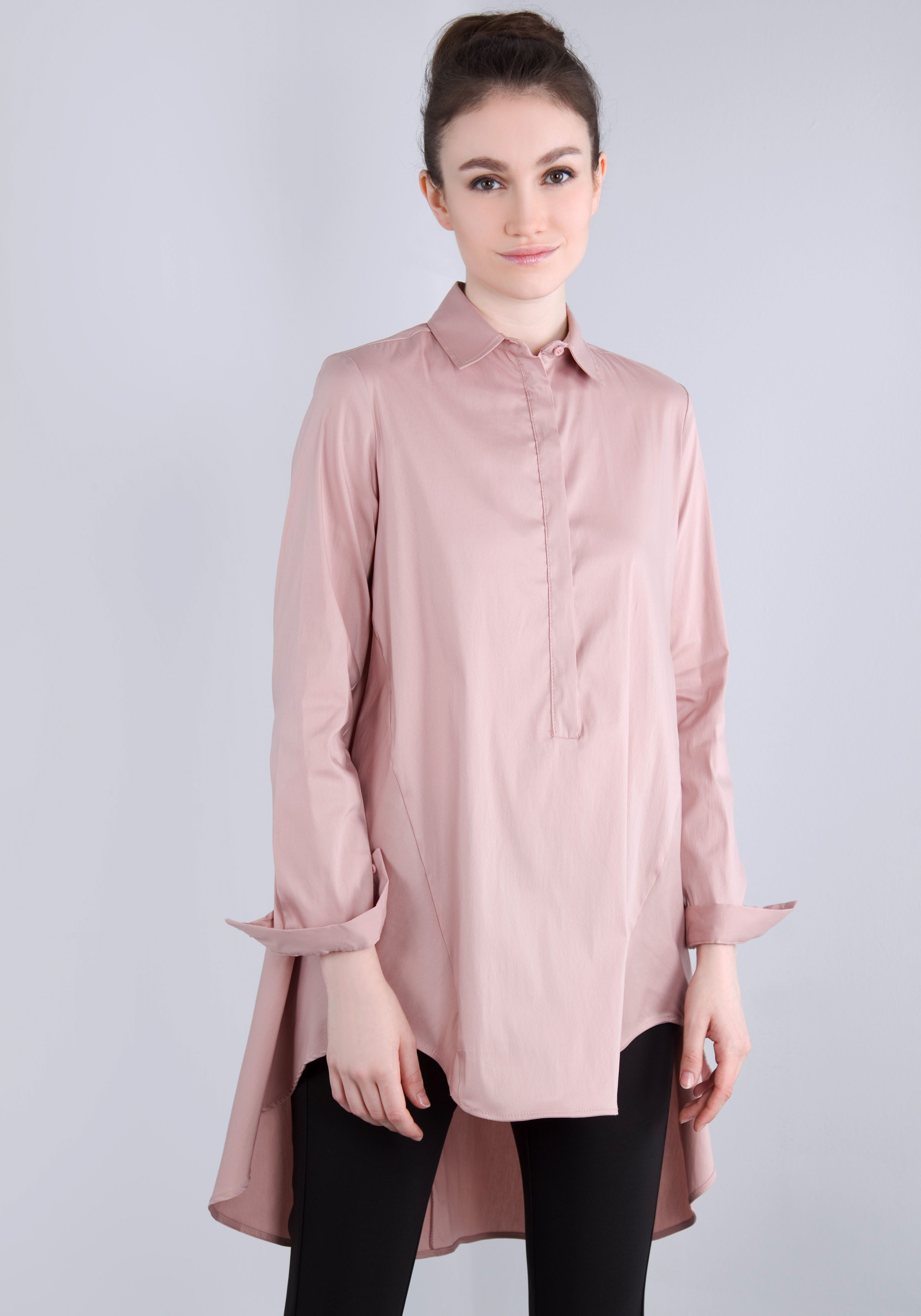 IMPERIAL Lange blouse IMP-C ED3ABF klokkend, lang model