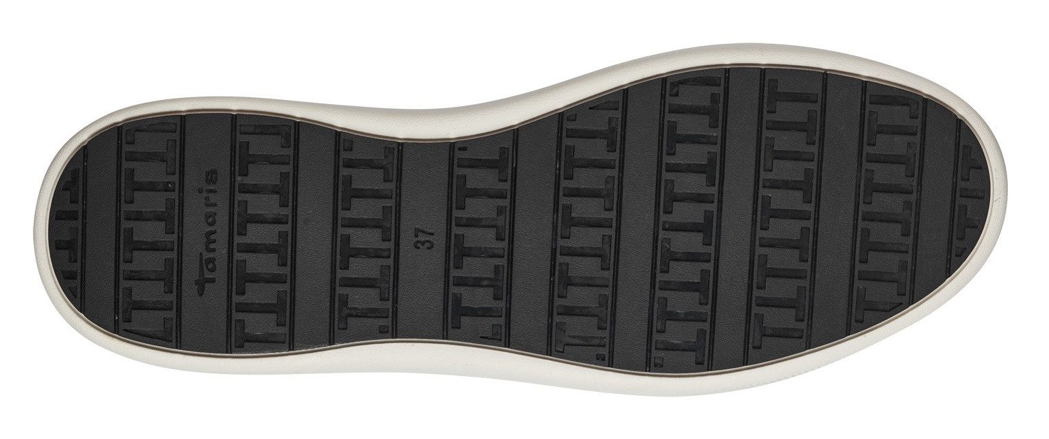 Tamaris Plateausneakers , vrijetijdsschoen, lage schoen, veterschoen met verwisselbare binnenzool