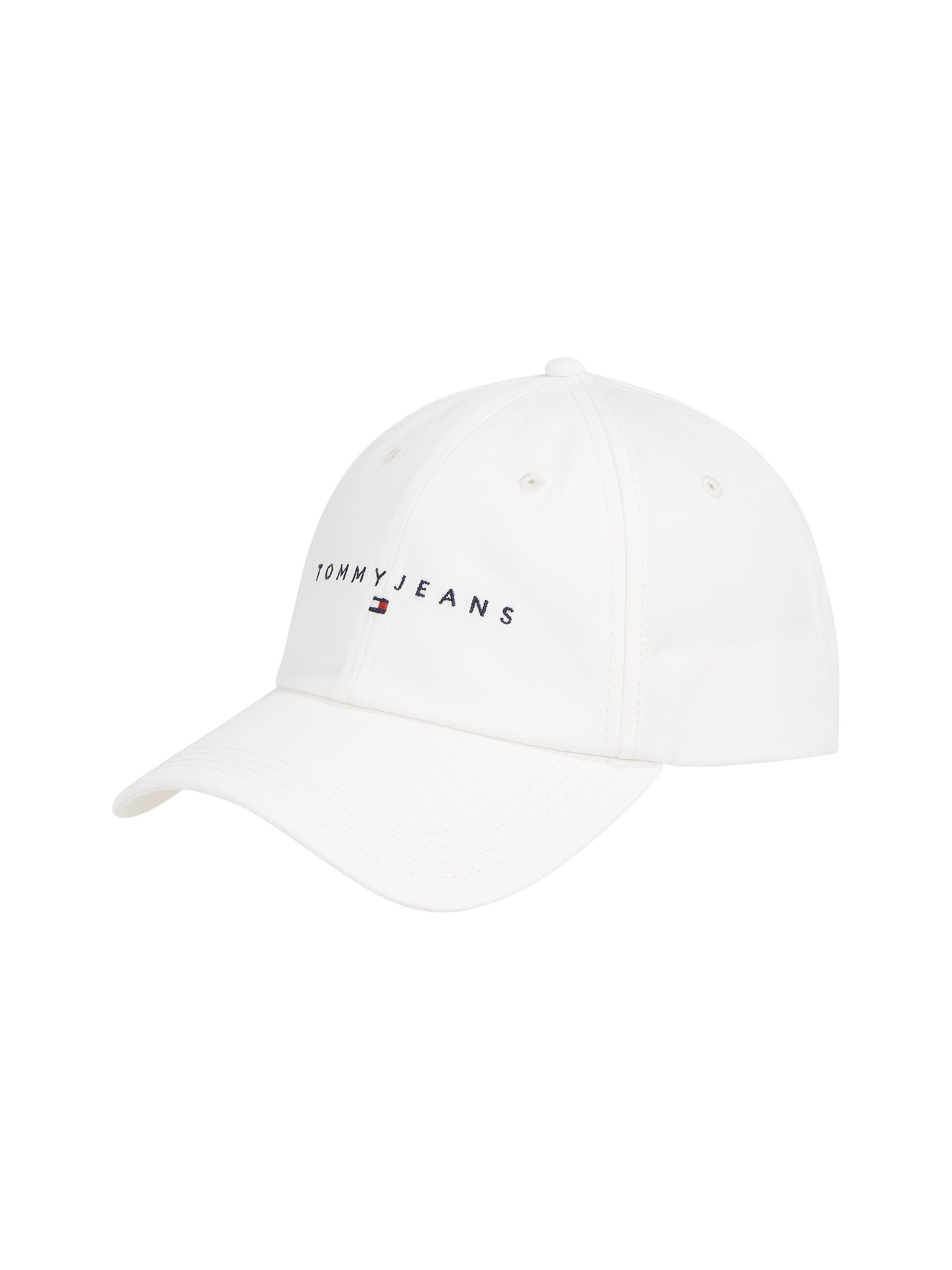 TOMMY JEANS Baseball pet TJM LINEAR LOGO CAP Klem sluiting logo borduursel tekst UNISEX