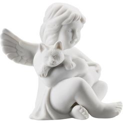 rosenthal engelfiguur engel met kat biscuitporselein, ongeglazuurd (1 stuk) wit