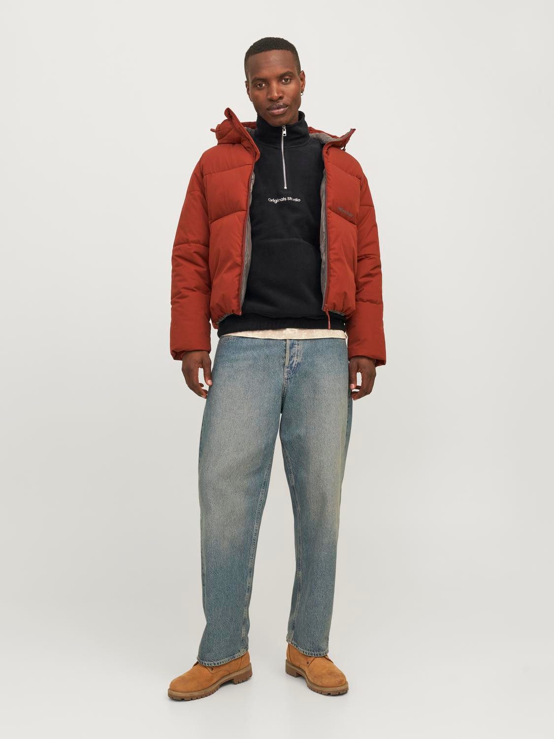 Jack & Jones Sweatshirt JORVESTERBRO FLEECE QUARTER ZIP NOOS