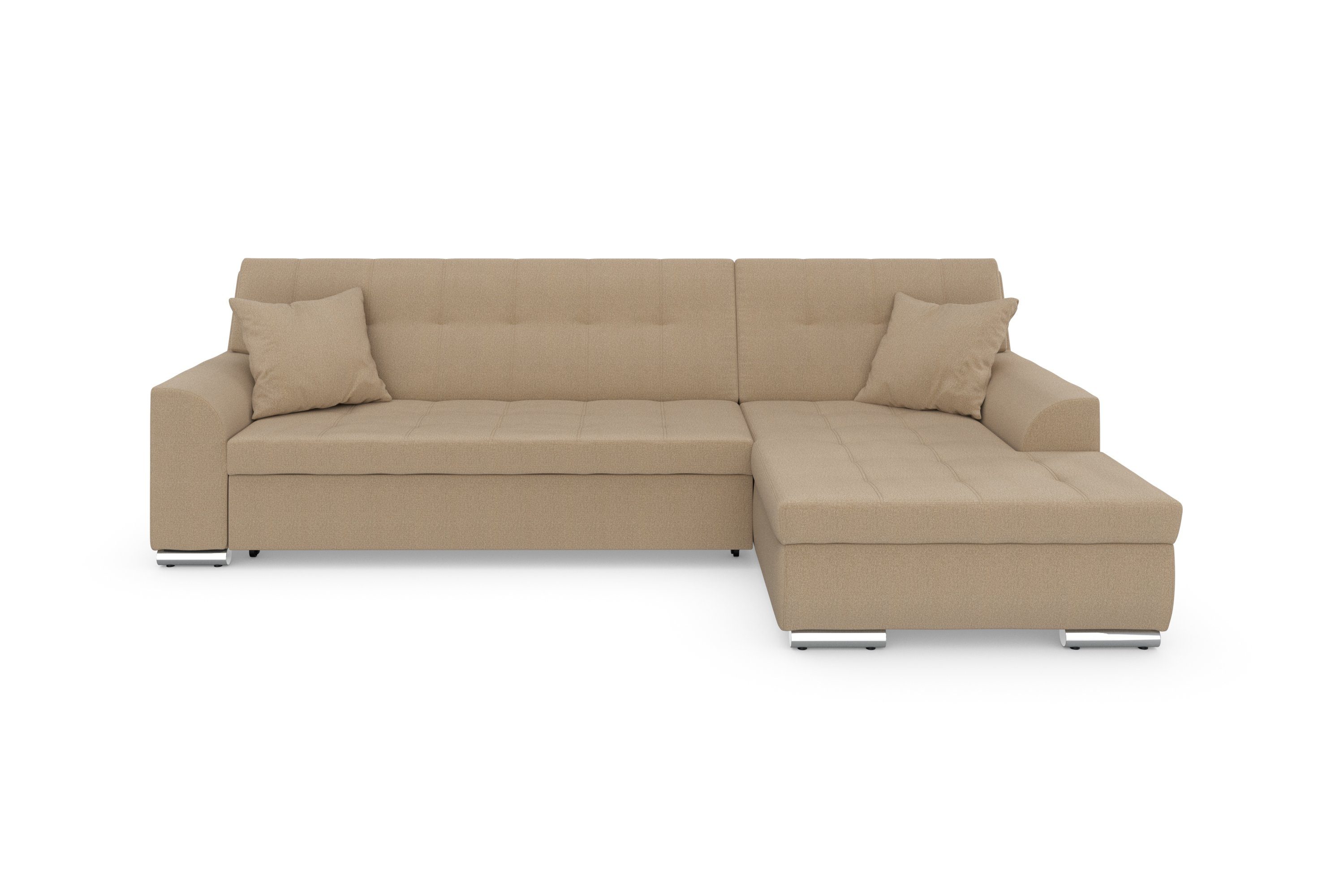 DOMO collection Hoekbank Treviso optioneel met bedfunctie