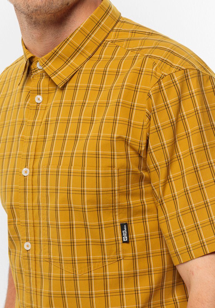 Jack Wolfskin Overhemd met korte mouwen HOT SPRINGS SHIRT M