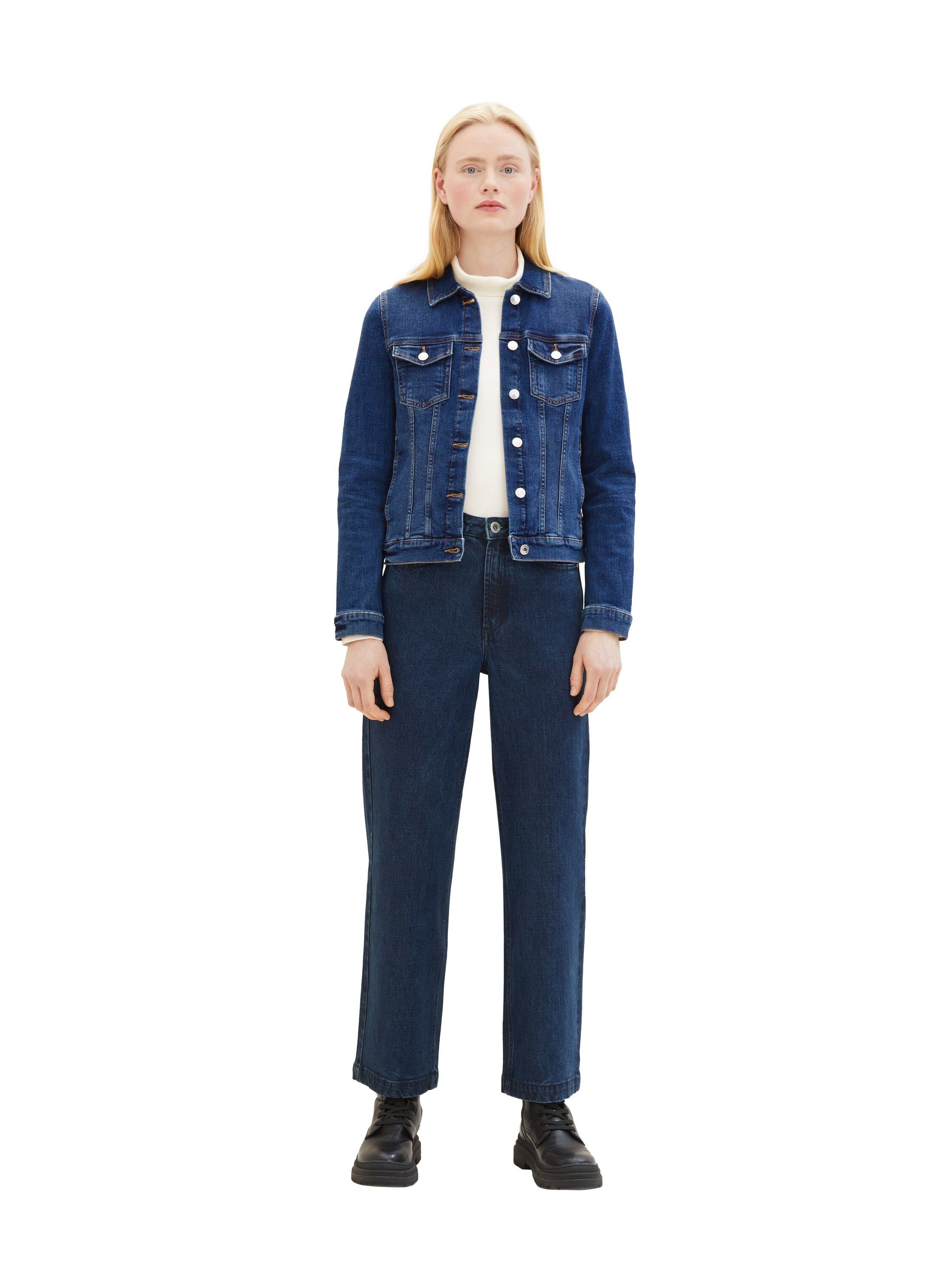 Tom Tailor Denim Jeansjack in klassieke look en met stretch