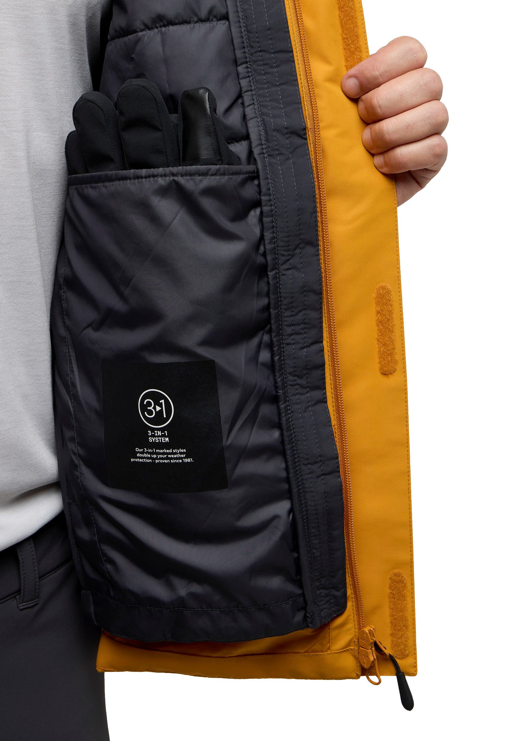 Jack Wolfskin Functioneel 3-in-1-jack Functiejack JASPER 3IN1