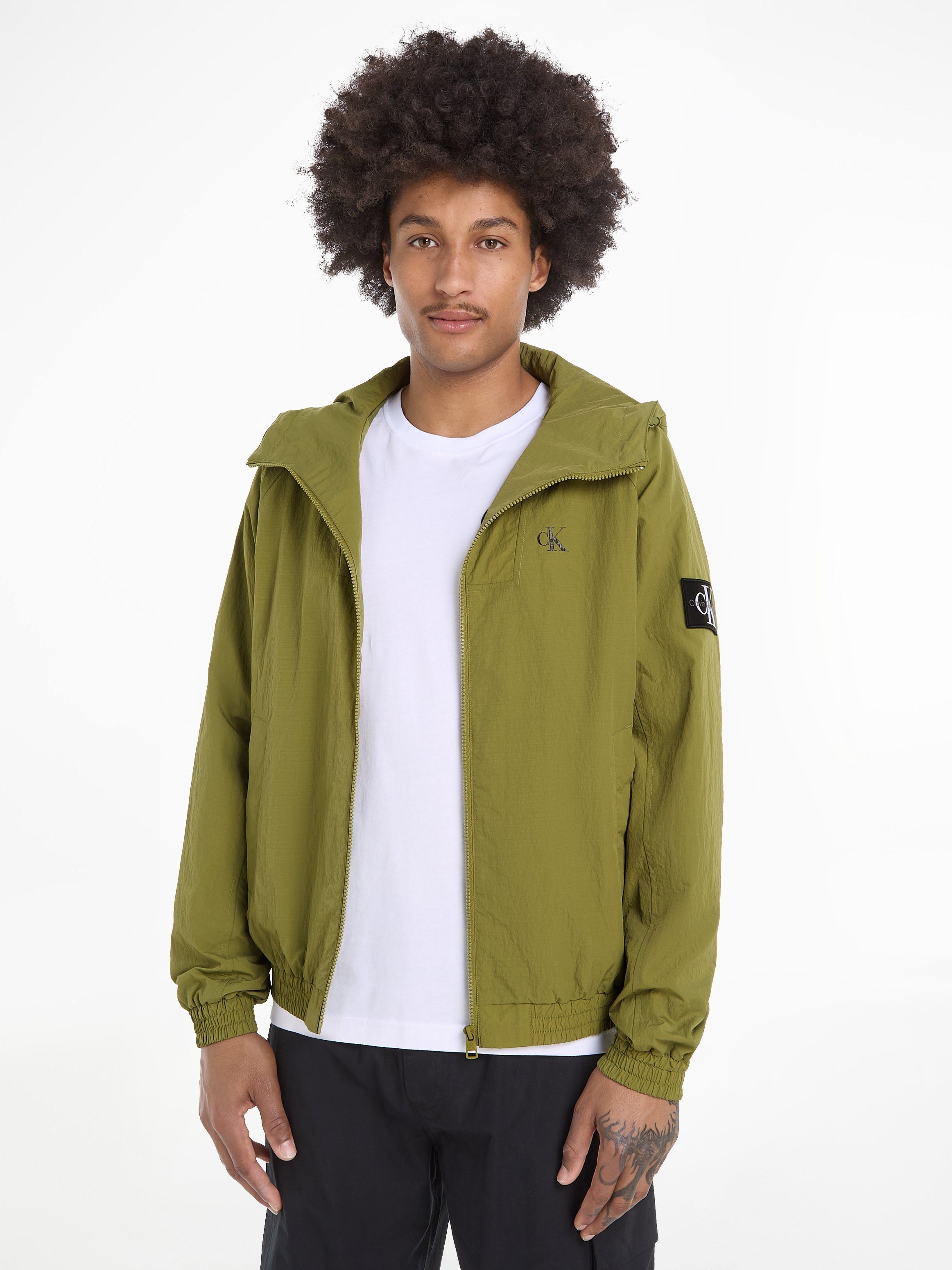 Calvin Klein Outdoorjack UNPADDED HOODED HARRINGTON